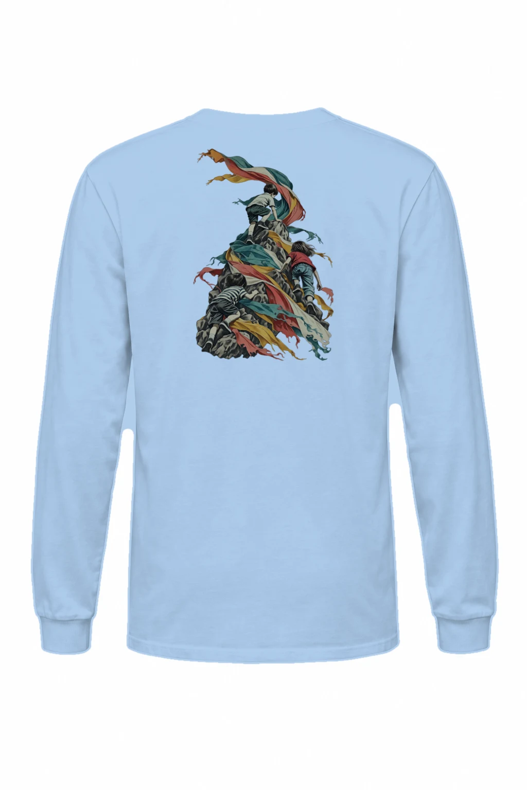 "Ribbon Peak Adventure" Unisex Longsleeve T-shirt | Gildan 2400