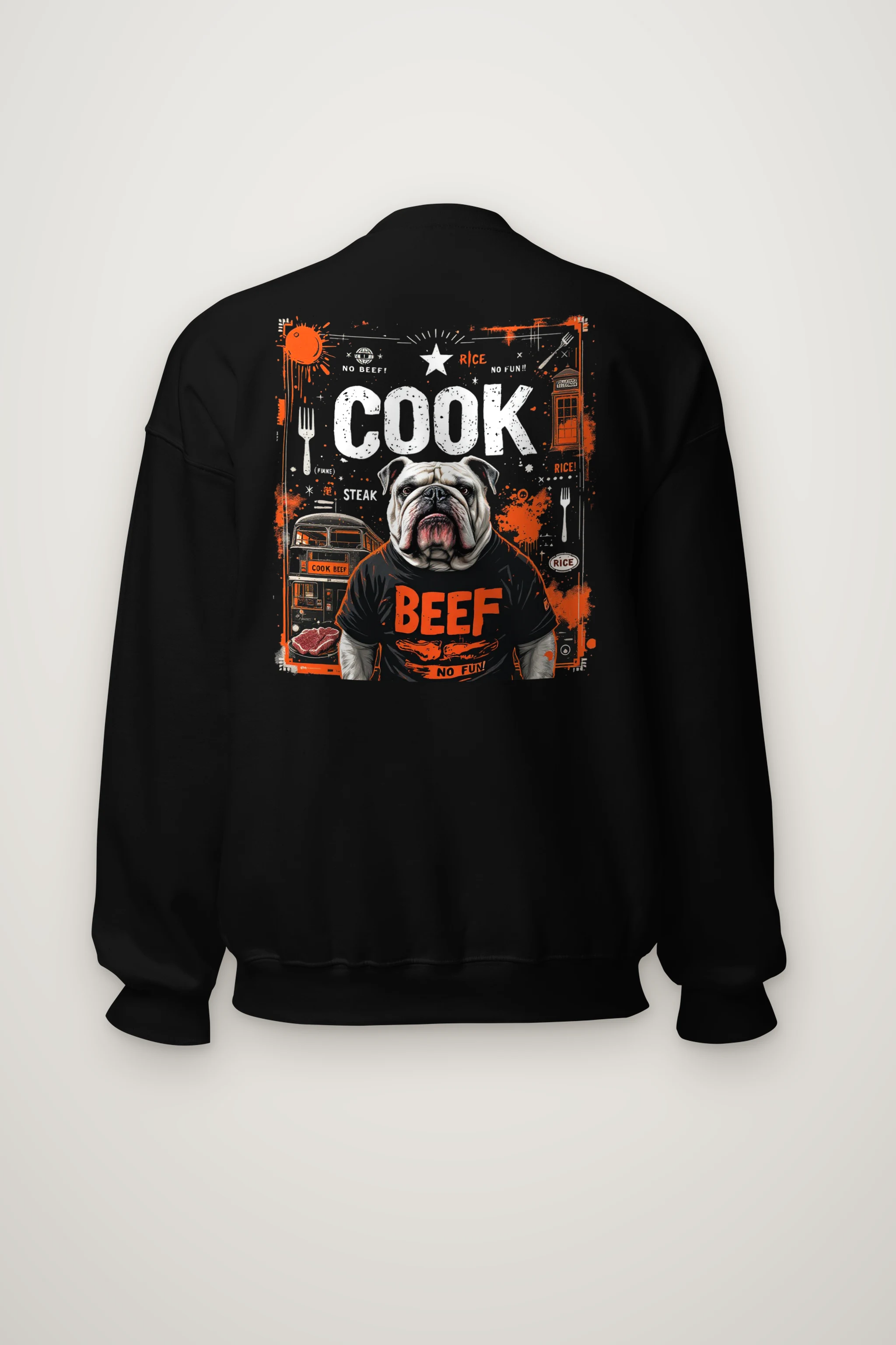 "Rice Cook Beef" Heavy Blend Unisex Crewneck Sweatshirt