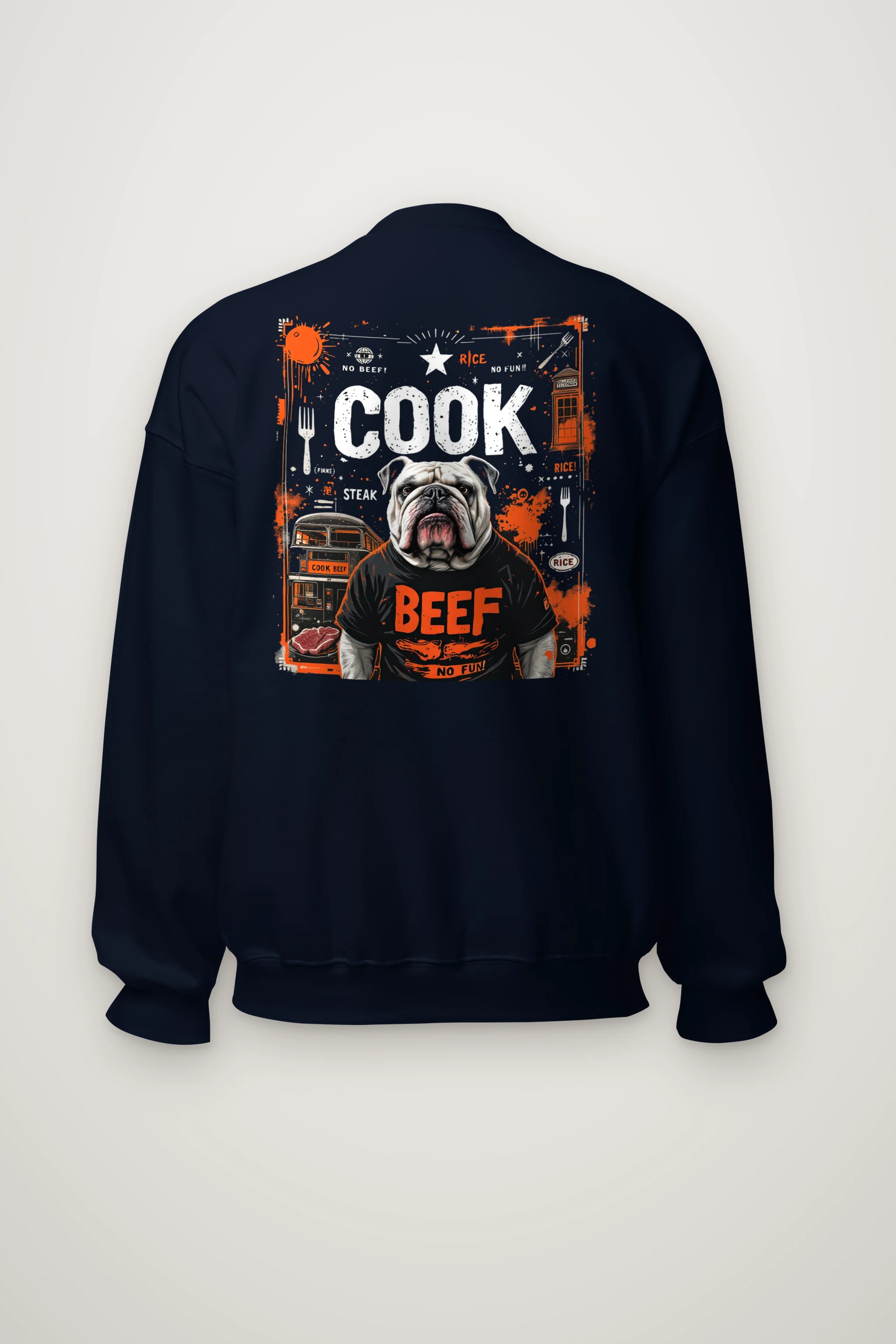"Rice Cook Beef" Heavy Blend Unisex Crewneck Sweatshirt
