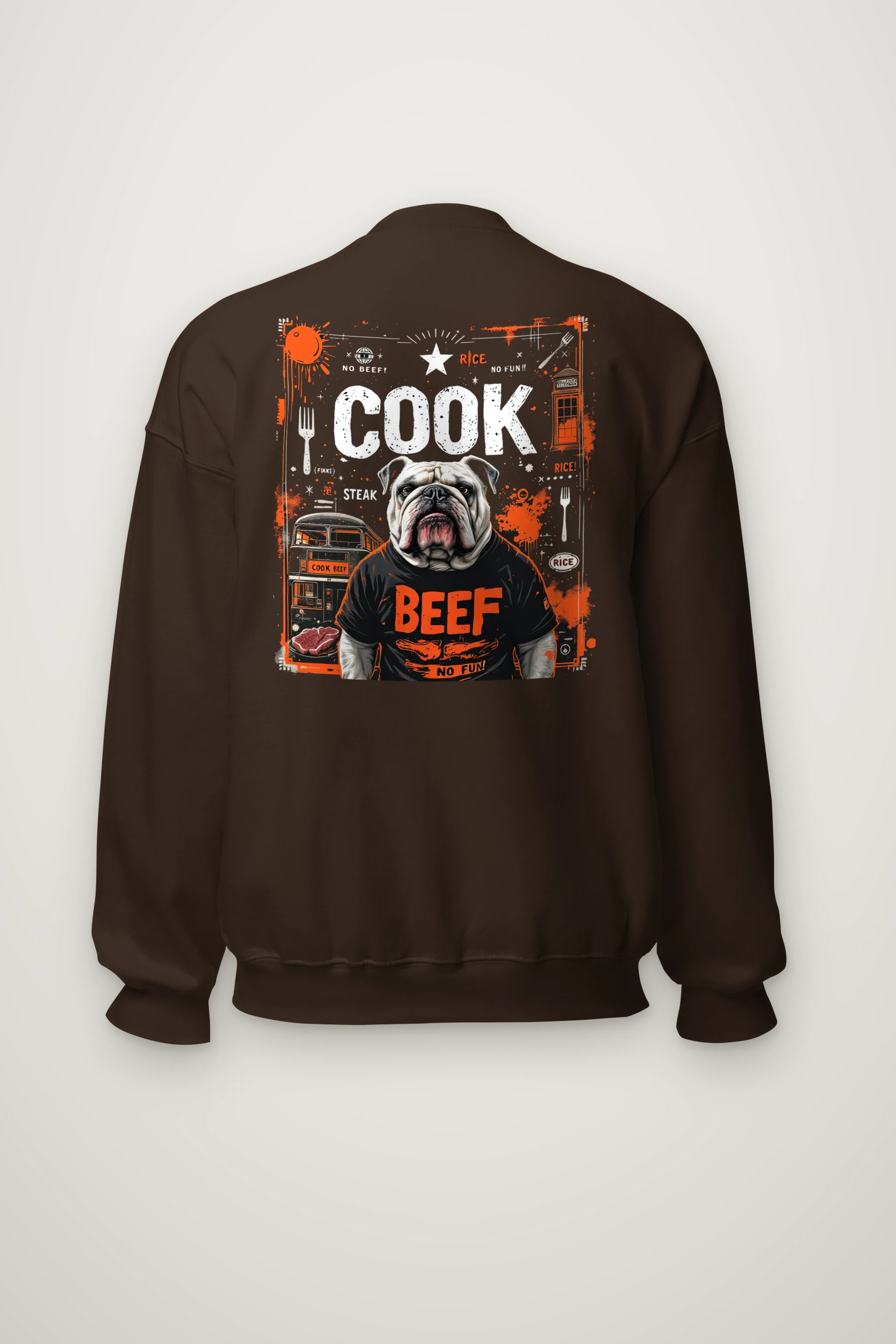 "Rice Cook Beef" Heavy Blend Unisex Crewneck Sweatshirt
