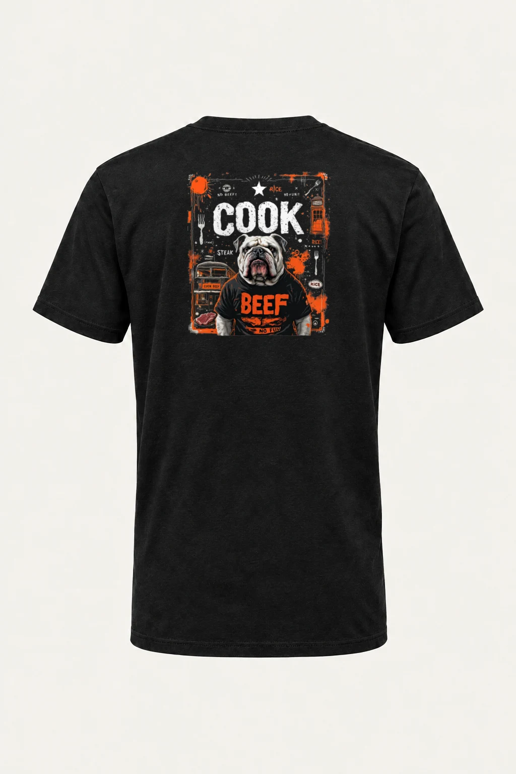 "Rice Cook Star" Heavyweight Unisex Crewneck T-shirt | Gildan 5000