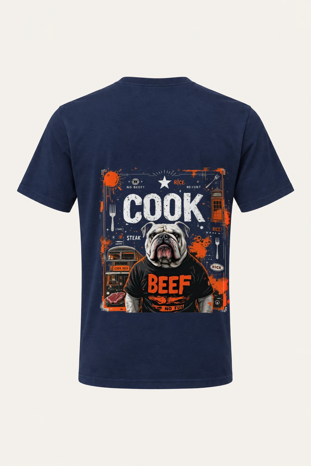 "Rice Cook Star" Heavyweight Unisex Crewneck T-shirt | Gildan 5000