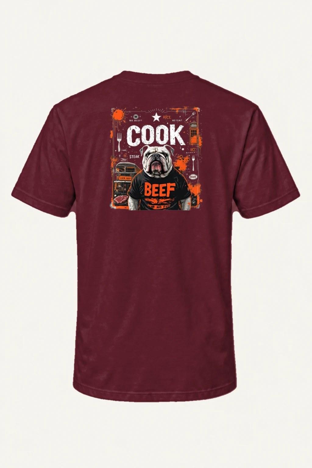 "Rice Cook Star" Heavyweight Unisex Crewneck T-shirt | Gildan 5000