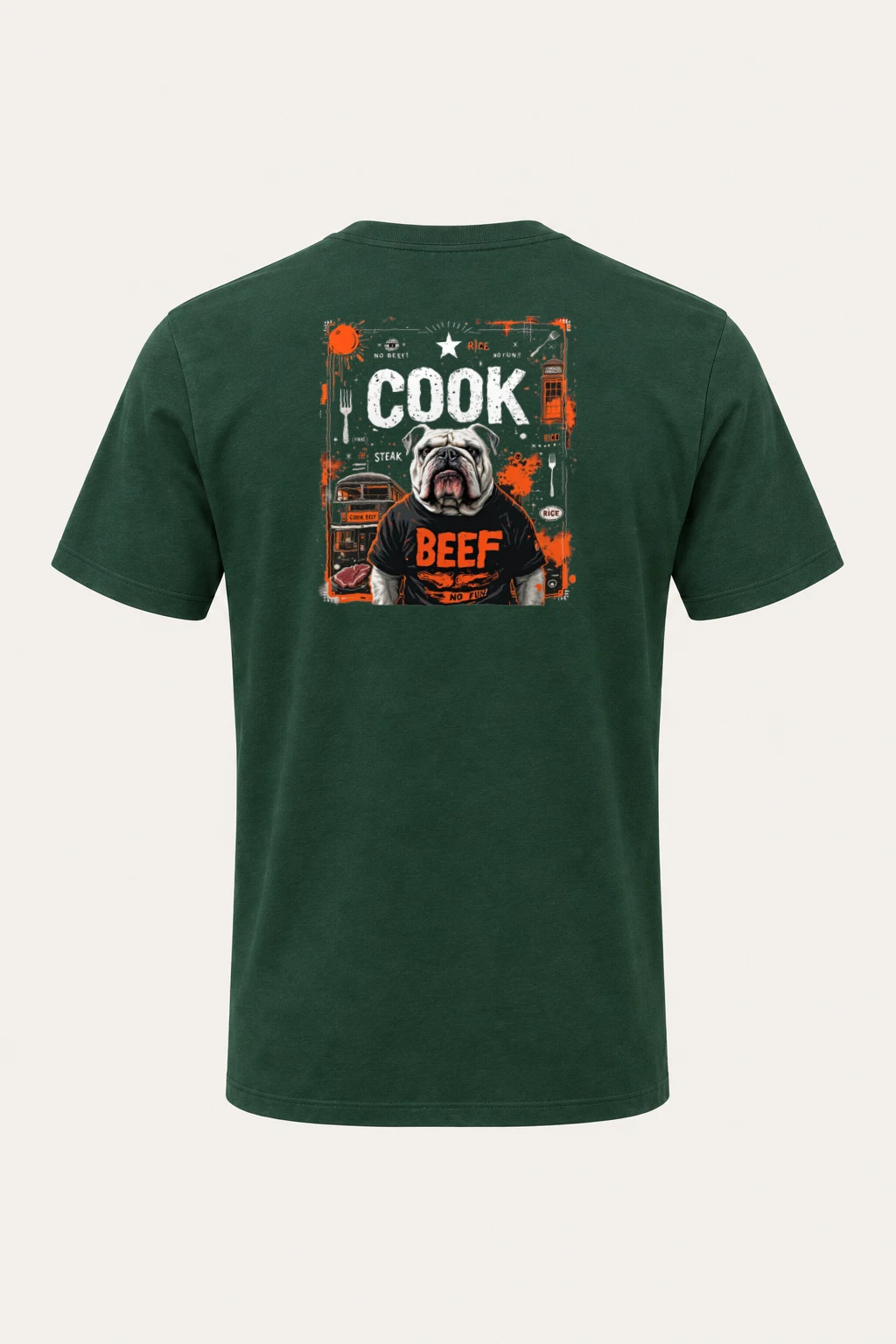 "Rice Cook Star" Heavyweight Unisex Crewneck T-shirt | Gildan 5000