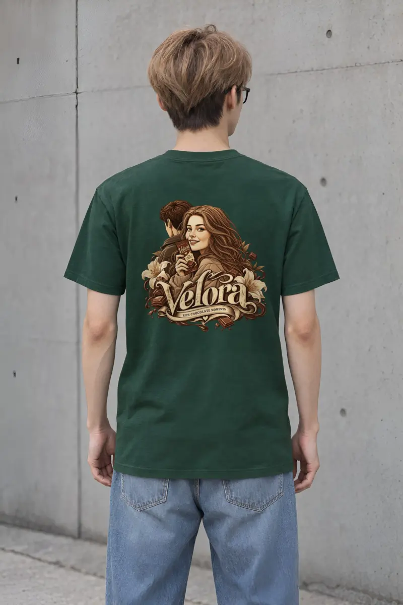 "Rich Chocolate Moments" Heavyweight Unisex Crewneck T-shirt