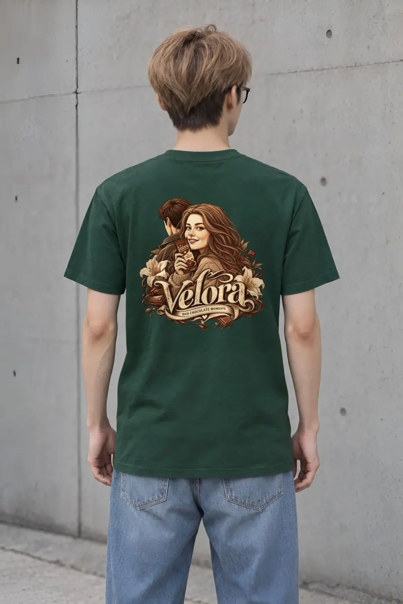 "Rich Chocolate Moments" Heavyweight Unisex Crewneck T-shirt