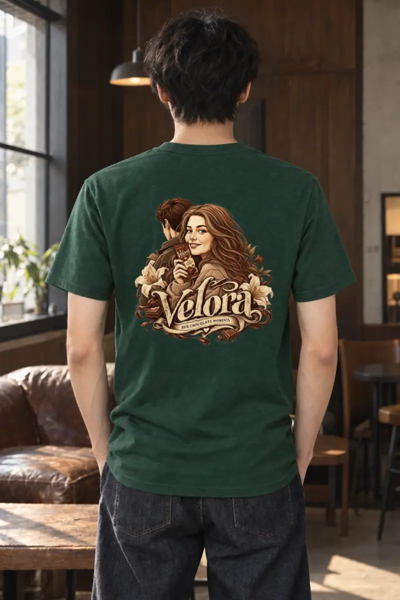 "Rich Chocolate Moments" Heavyweight Unisex Crewneck T-shirt