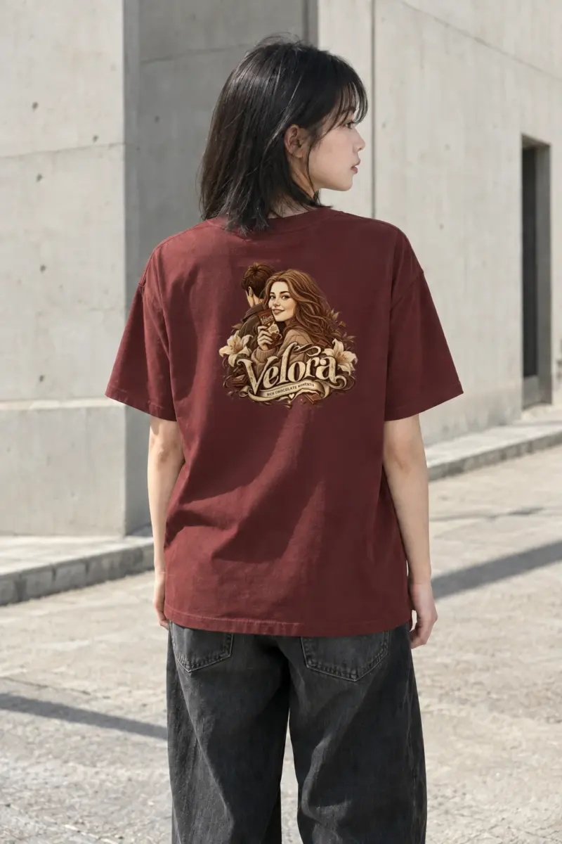 "Rich Chocolate Moments" Heavyweight Unisex Crewneck T-shirt | Gildan 5000