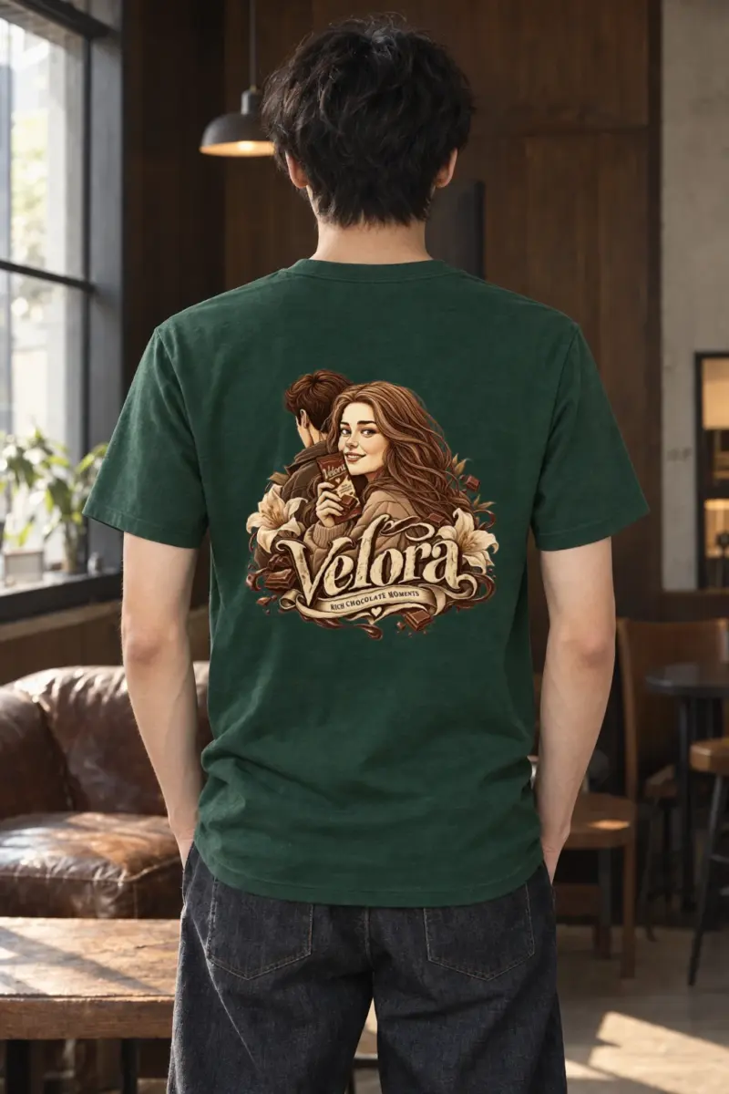 "Rich Chocolate Moments" Heavyweight Unisex Crewneck T-shirt