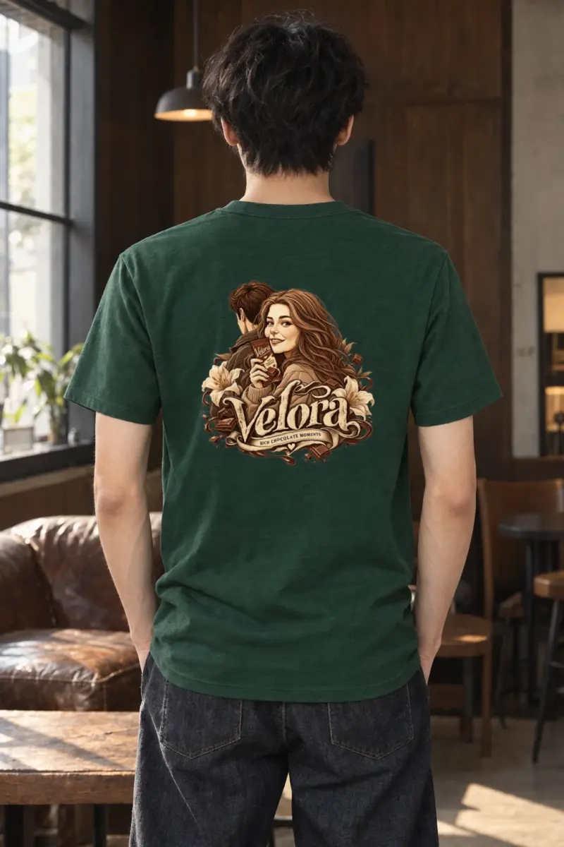 "Rich Chocolate Moments" Heavyweight Unisex Crewneck T-shirt