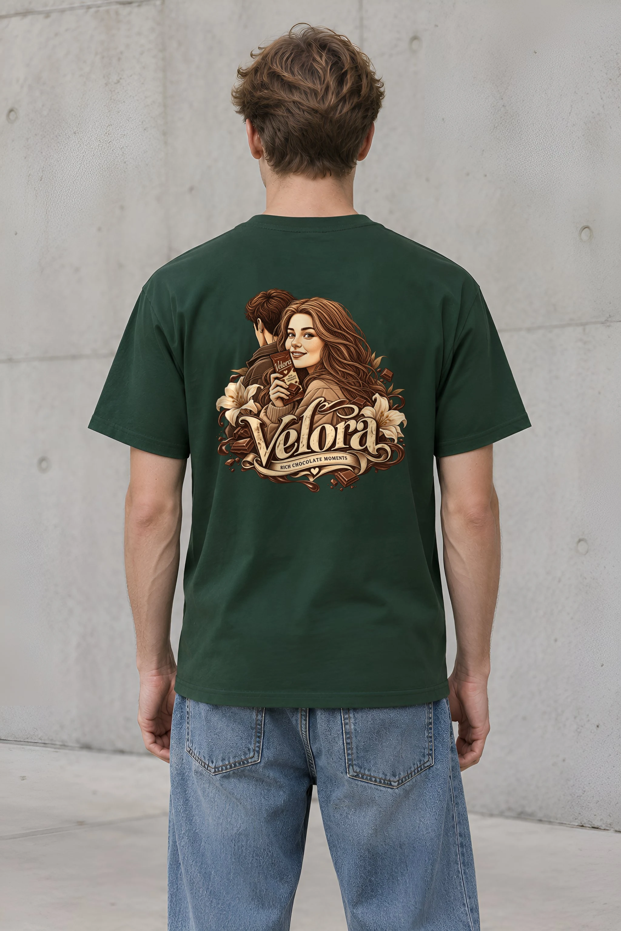 "Rich Chocolate Moments" Heavyweight Unisex Crewneck T-shirt