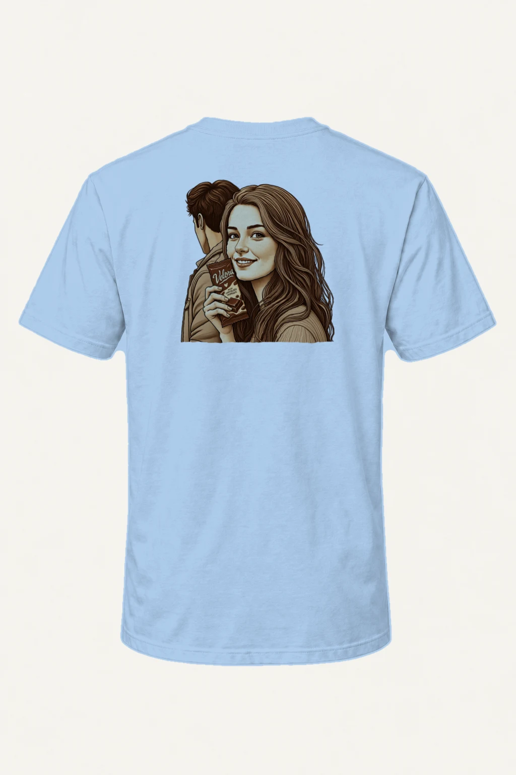 "Rich Chocolate Moments" Heavyweight Unisex Crewneck T-shirt | Gildan 5000