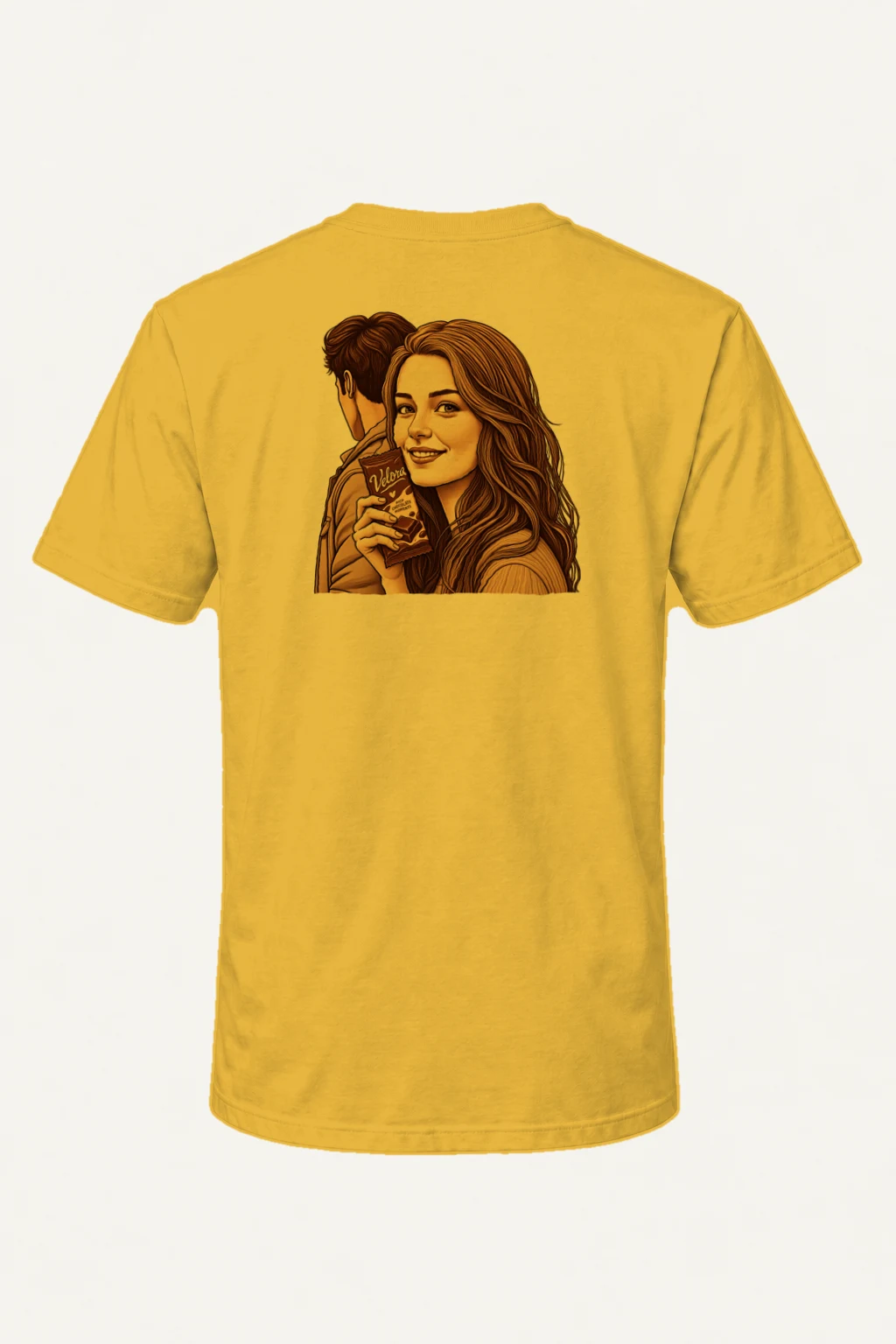 "Rich Chocolate Moments" Heavyweight Unisex Crewneck T-shirt | Gildan 5000