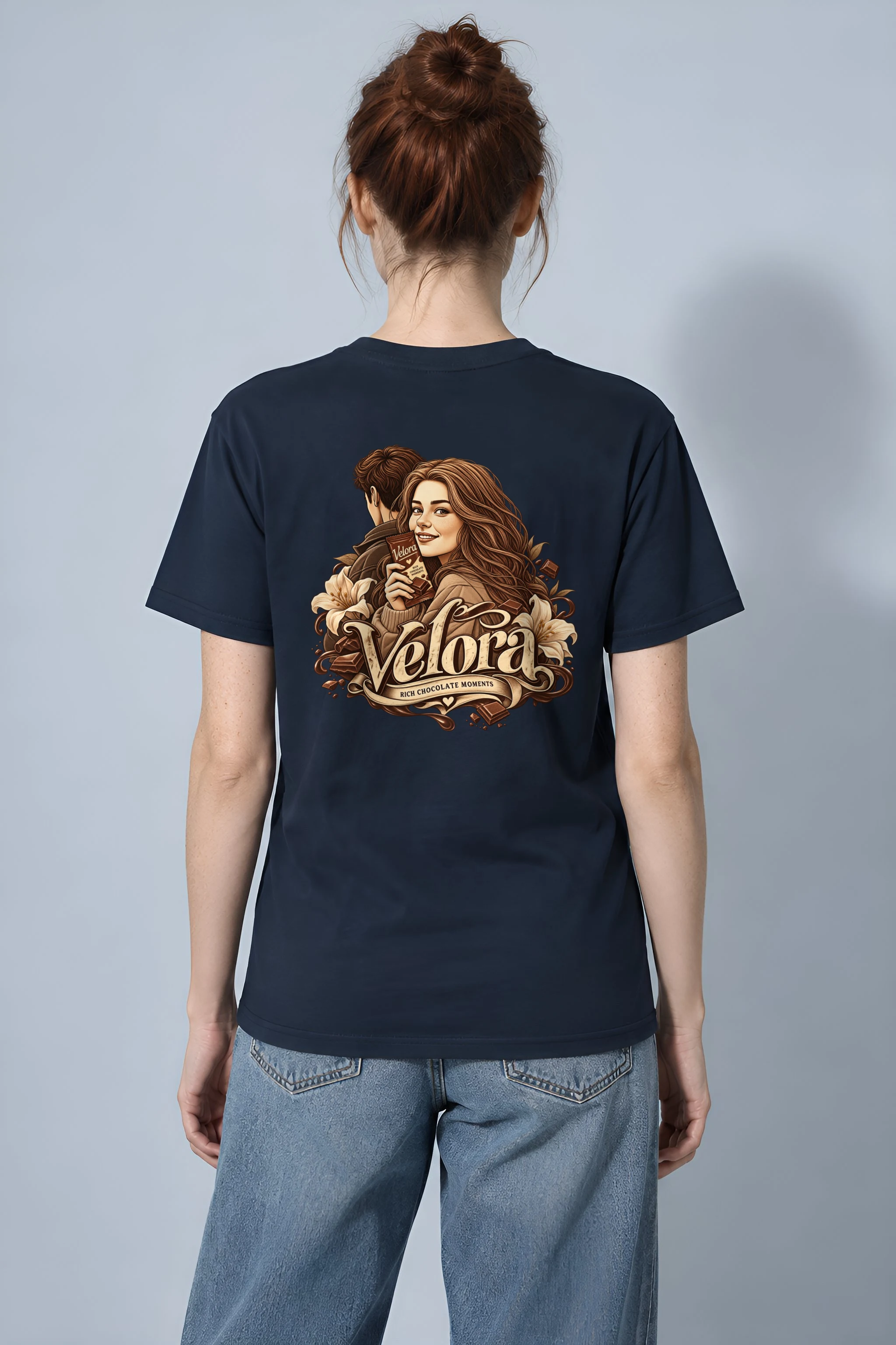 "Rich Chocolate Moments" Heavyweight Unisex Crewneck T-shirt