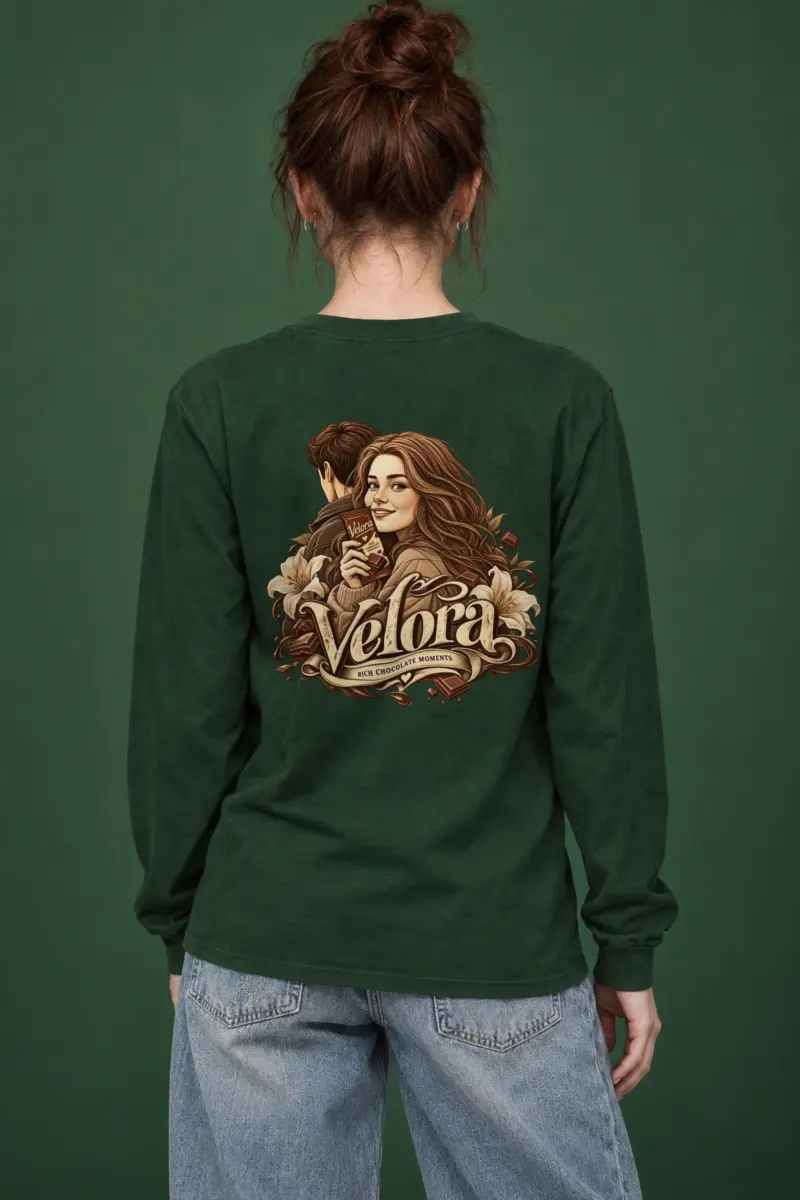"Rich Chocolate Moments" Unisex Longsleeve T-shirt