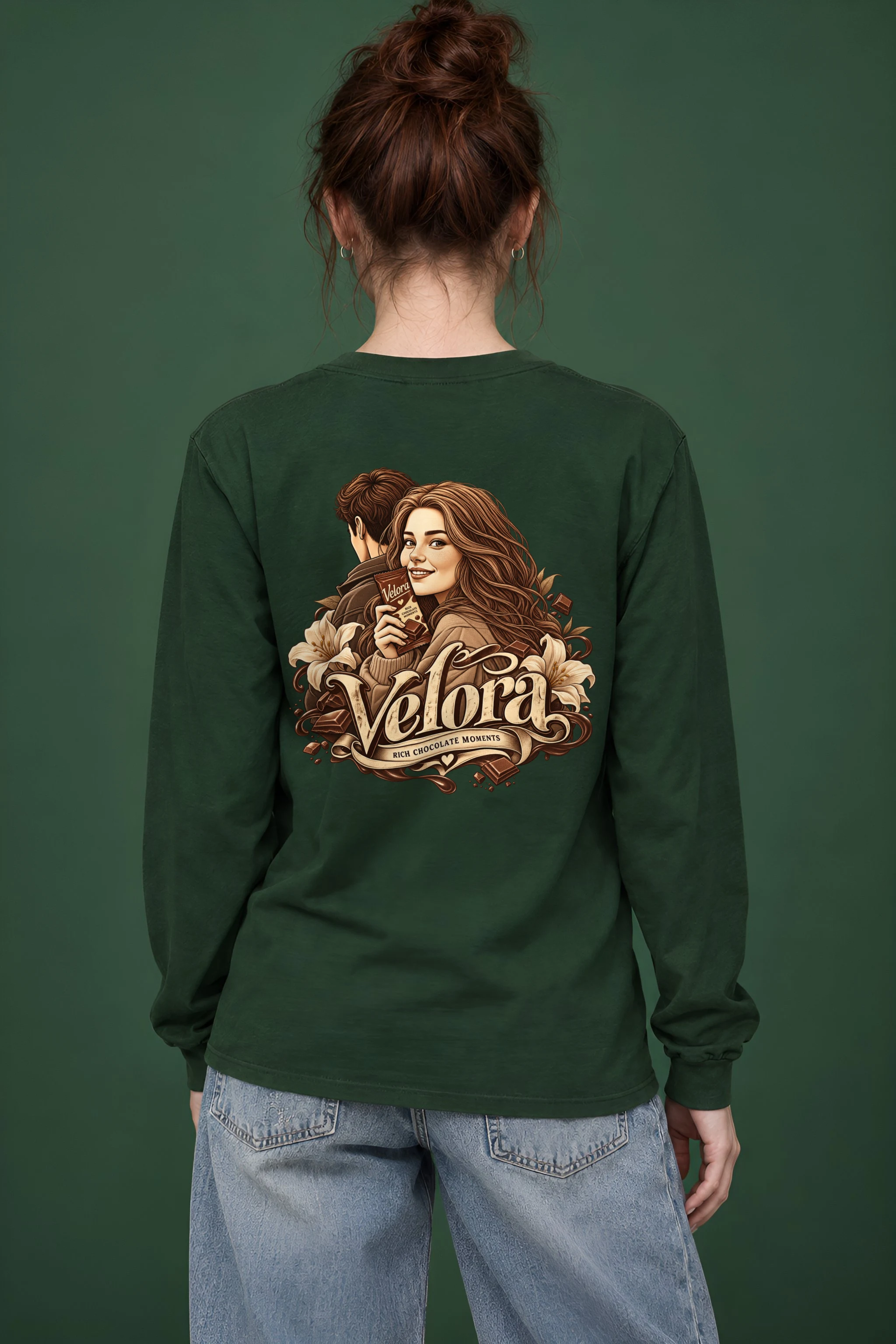 "Rich Chocolate Moments" Unisex Longsleeve T-shirt