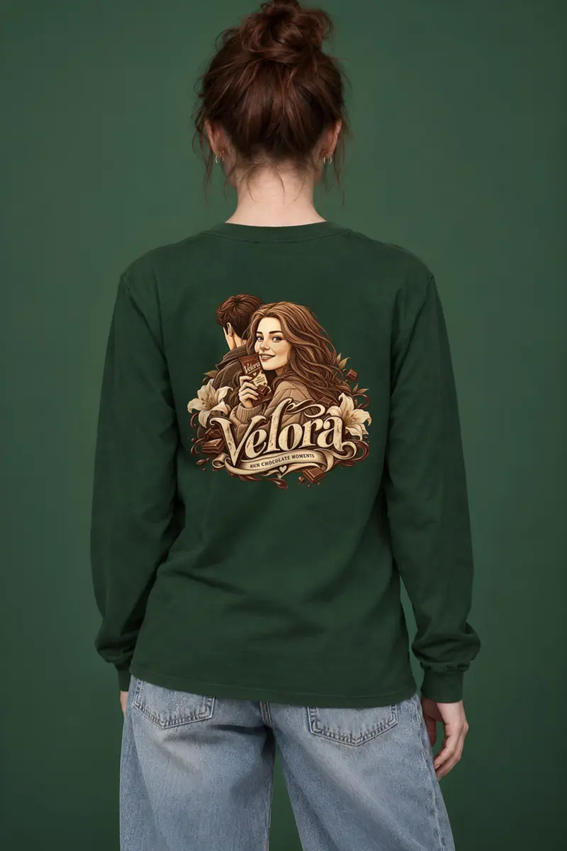 "Rich Chocolate Moments" Unisex Longsleeve T-shirt