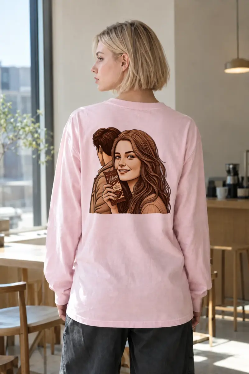 "Rich Chocolate Moments" Unisex Longsleeve T-shirt | Gildan 2400