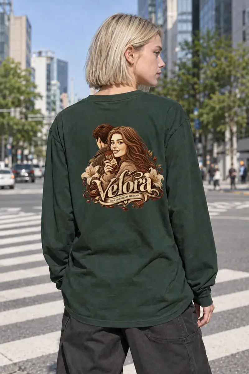 "Rich Chocolate Moments" Unisex Longsleeve T-shirt | Gildan 2400