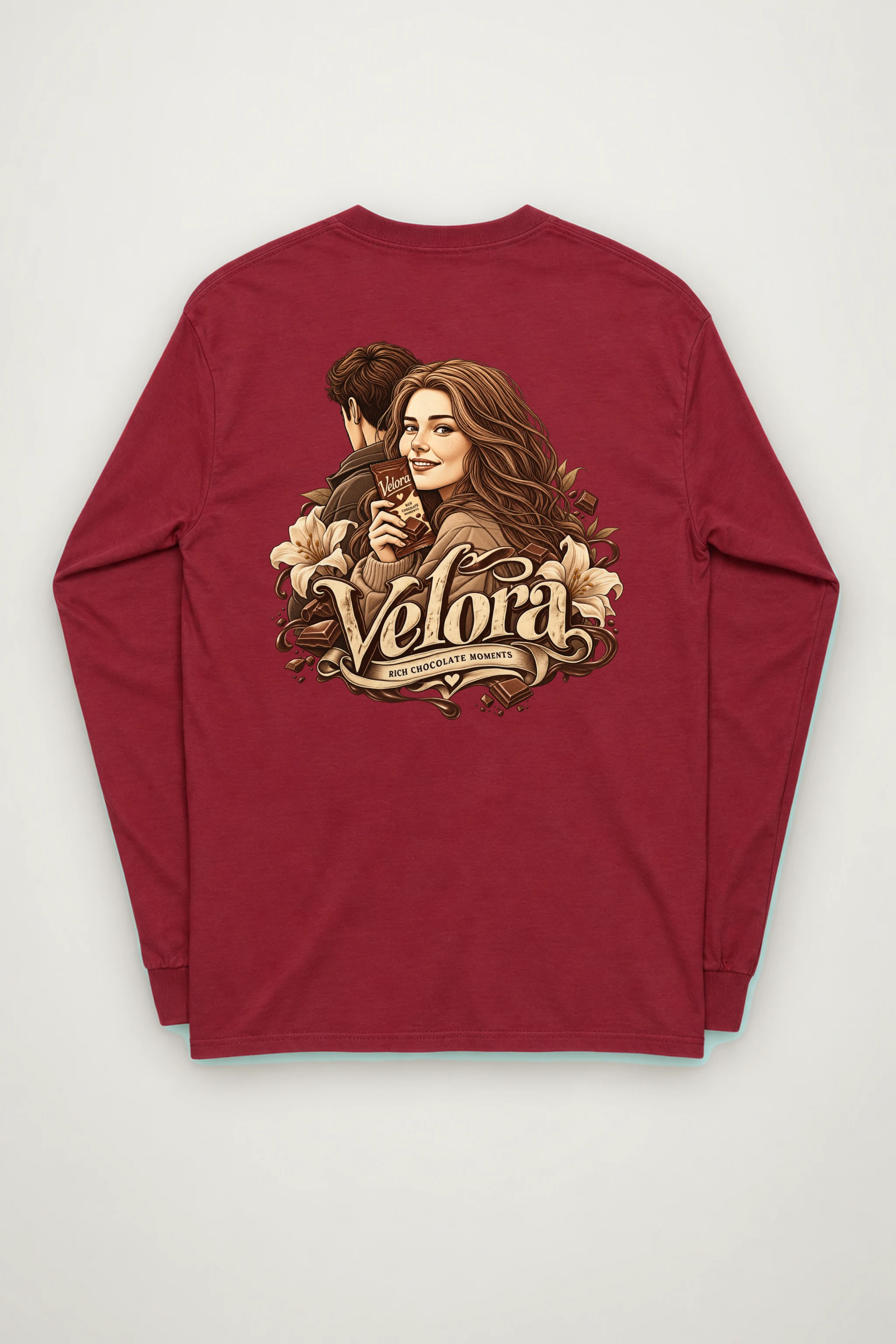 "Rich Chocolate Moments" Unisex Longsleeve T-shirt