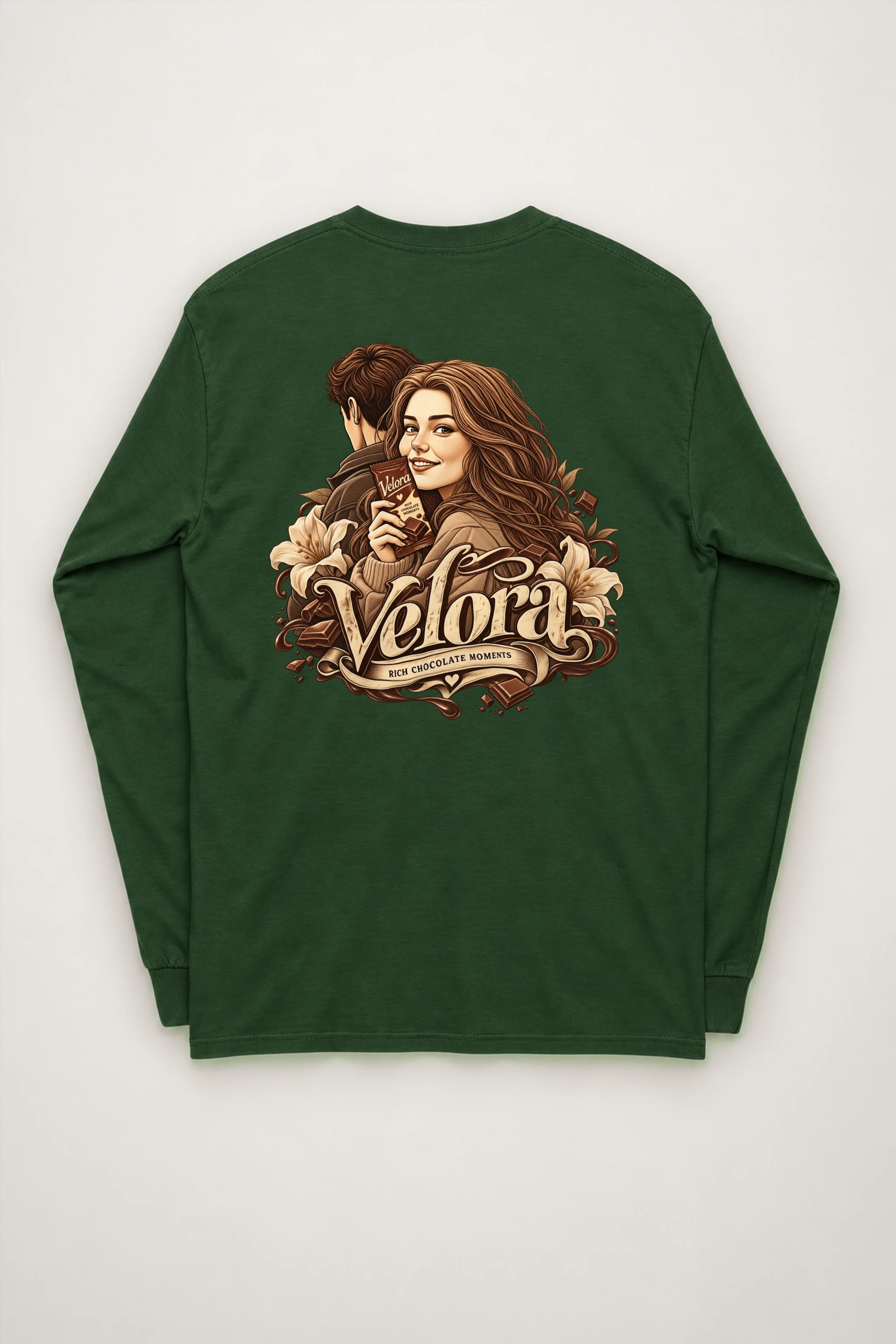 "Rich Chocolate Moments" Unisex Longsleeve T-shirt