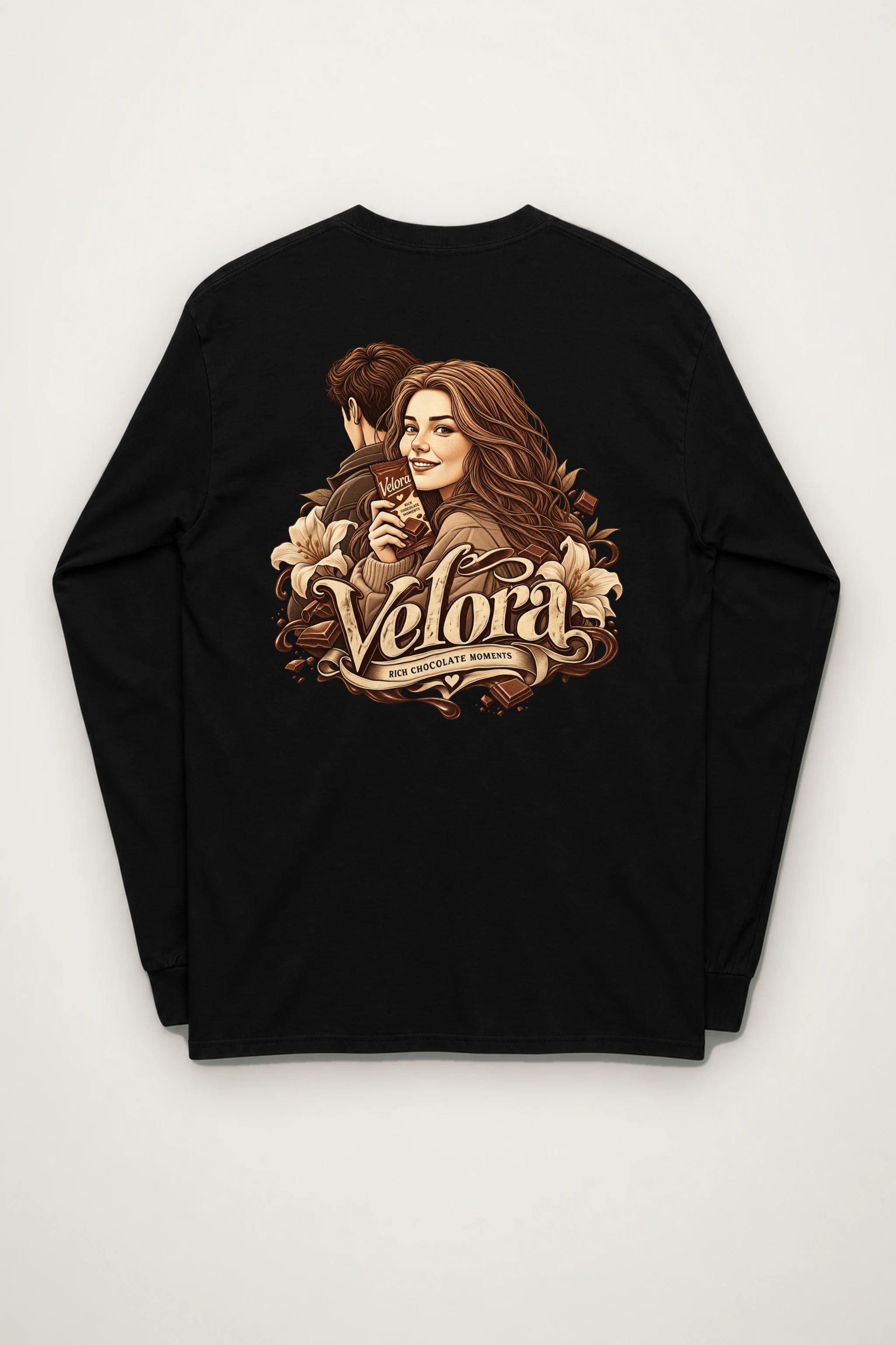 "Rich Chocolate Moments" Unisex Longsleeve T-shirt