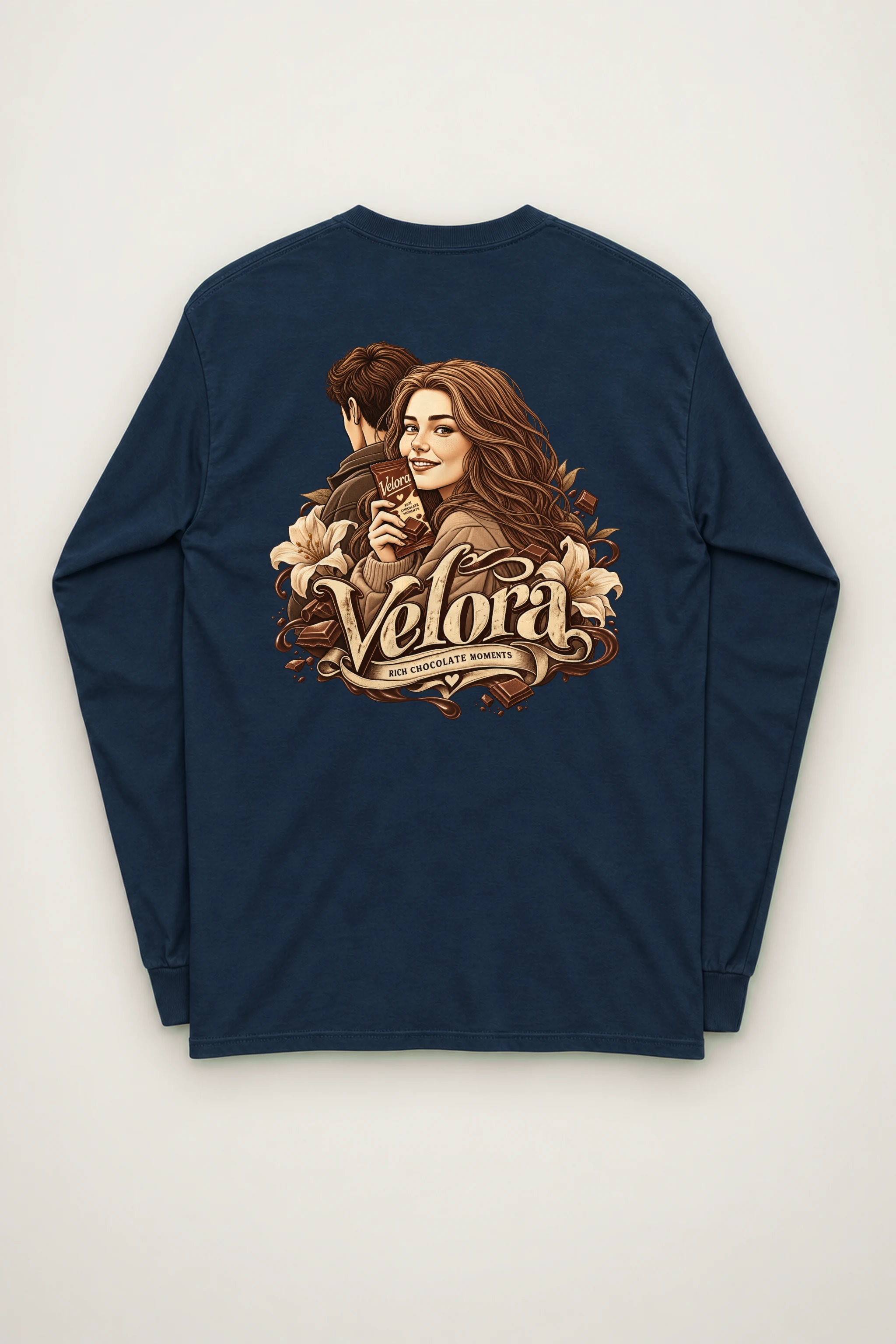 "Rich Chocolate Moments" Unisex Longsleeve T-shirt