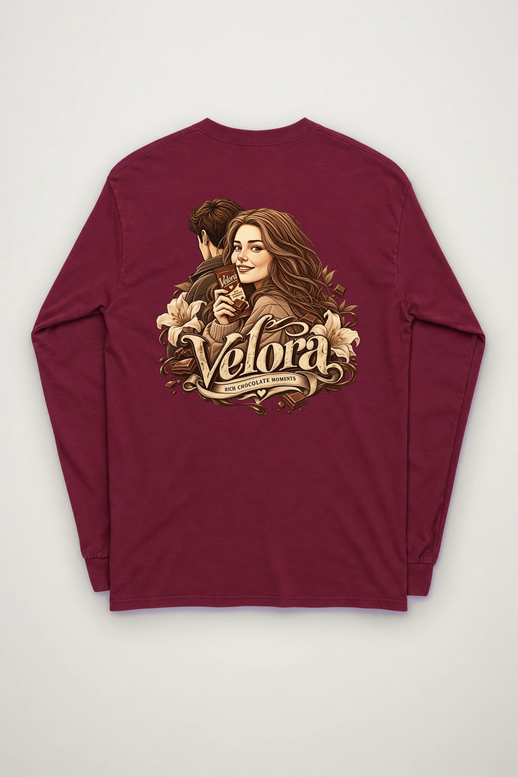 "Rich Chocolate Moments" Unisex Longsleeve T-shirt