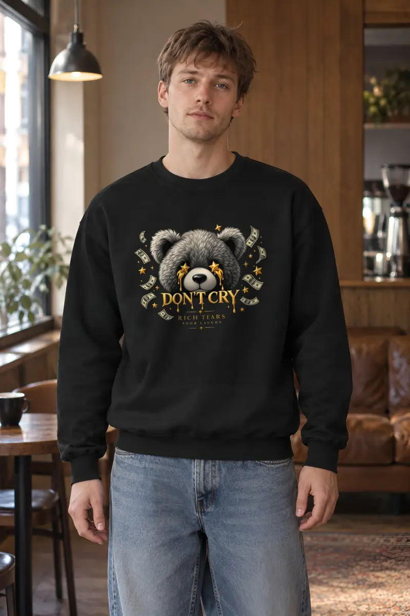 "Rich Tears" Heavy Blend Unisex Crewneck Sweatshirt