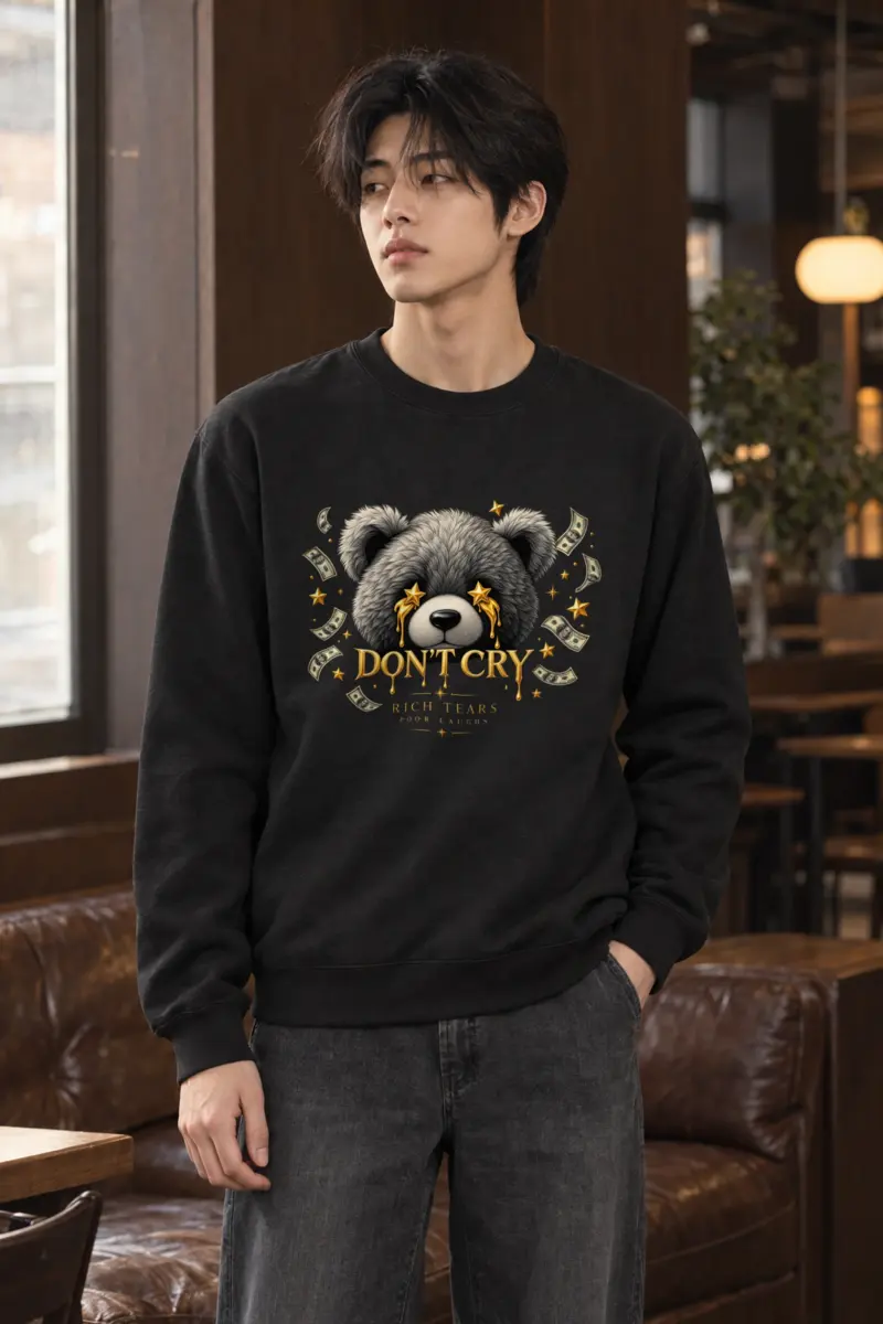"Rich Tears" Heavy Blend Unisex Crewneck Sweatshirt