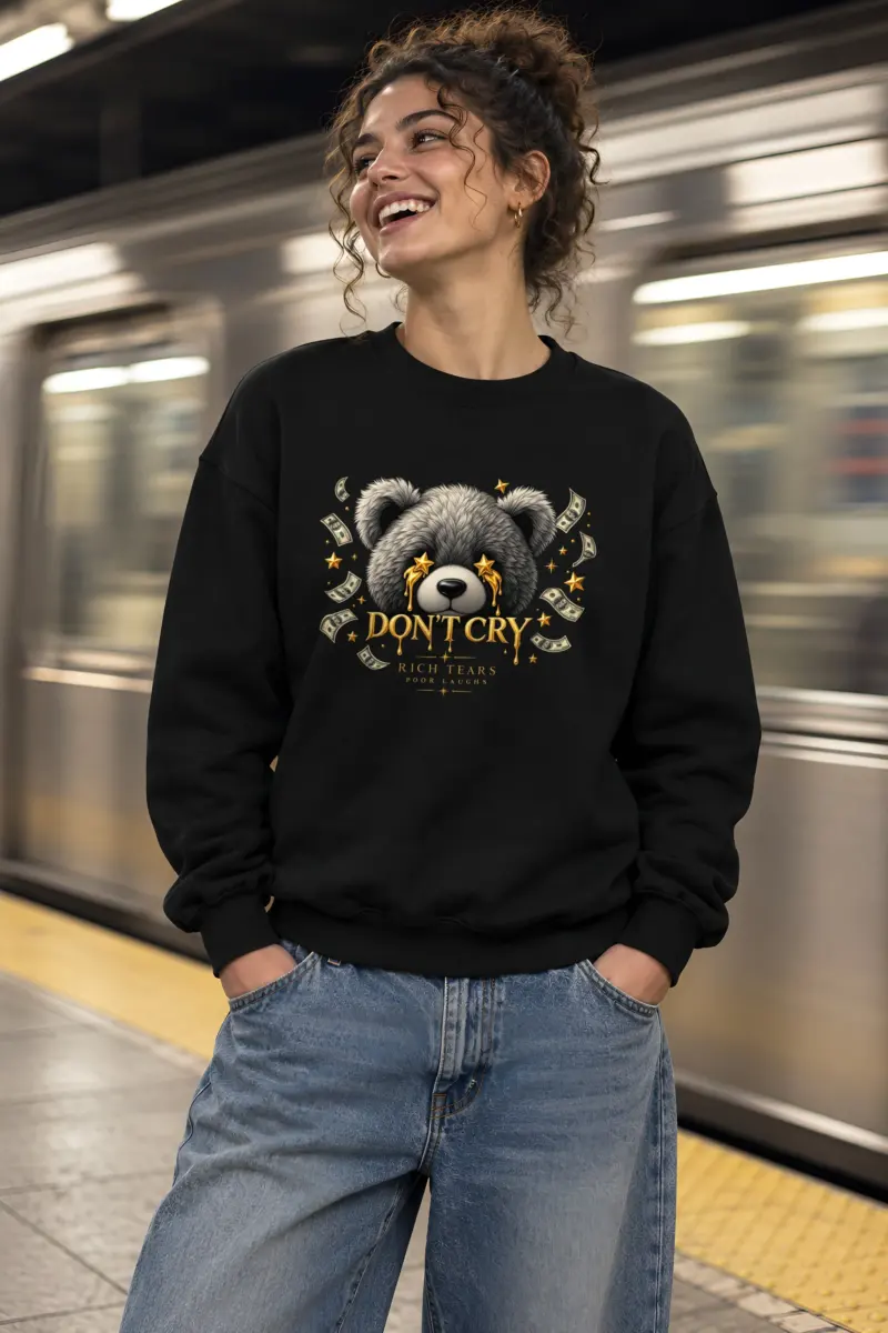 "Rich Tears" Heavy Blend Unisex Crewneck Sweatshirt