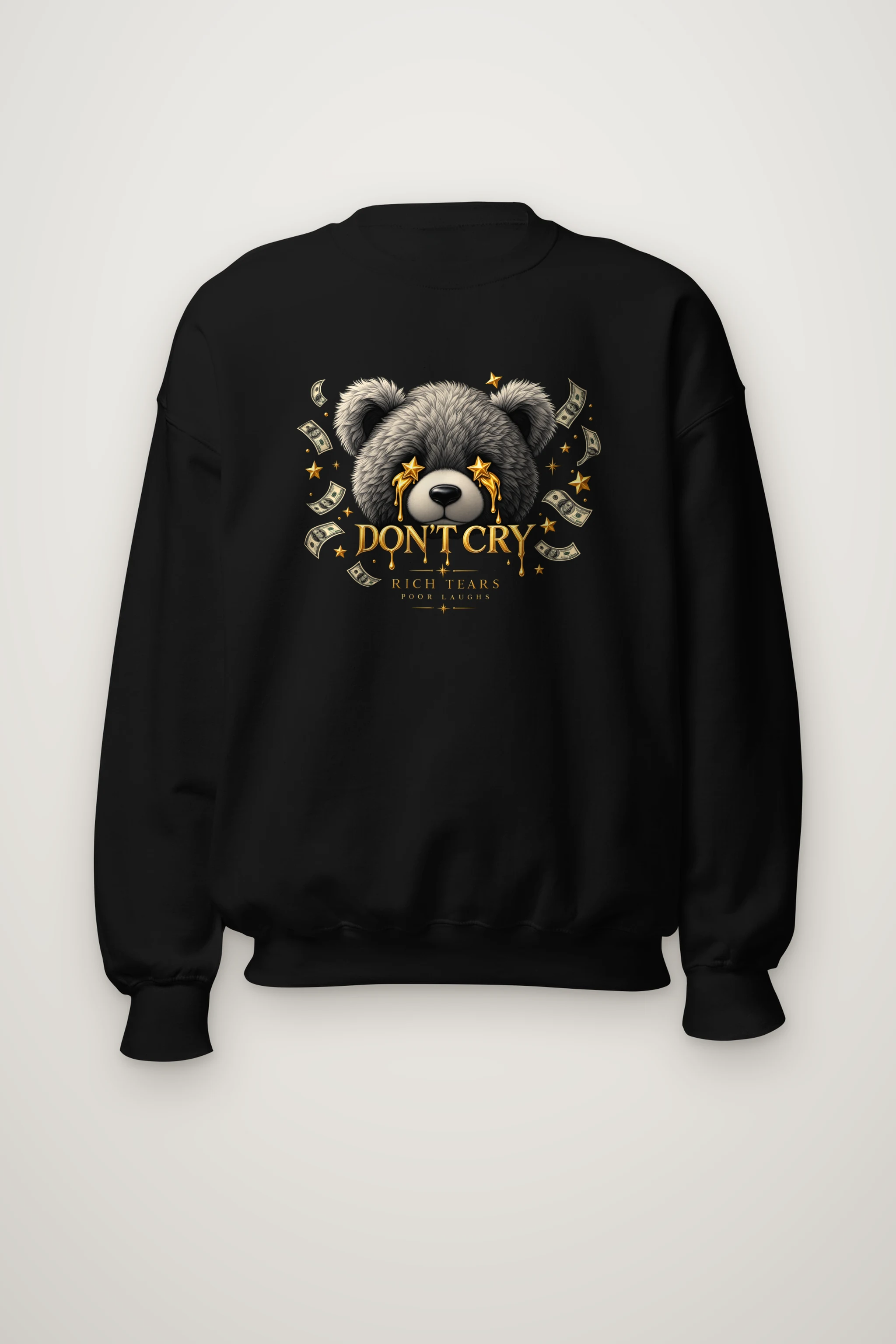 "Rich Tears" Heavy Blend Unisex Crewneck Sweatshirt