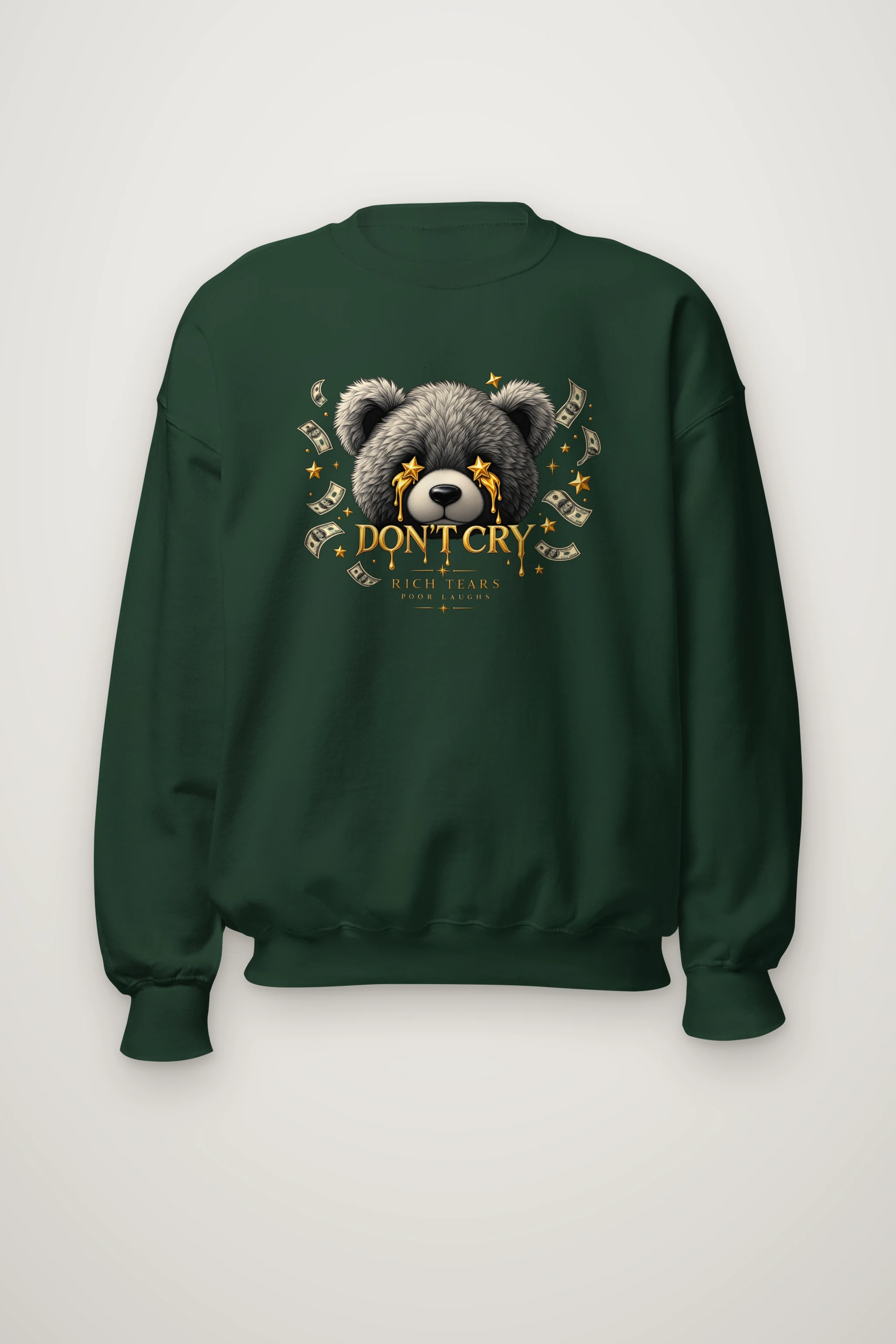 "Rich Tears" Heavy Blend Unisex Crewneck Sweatshirt