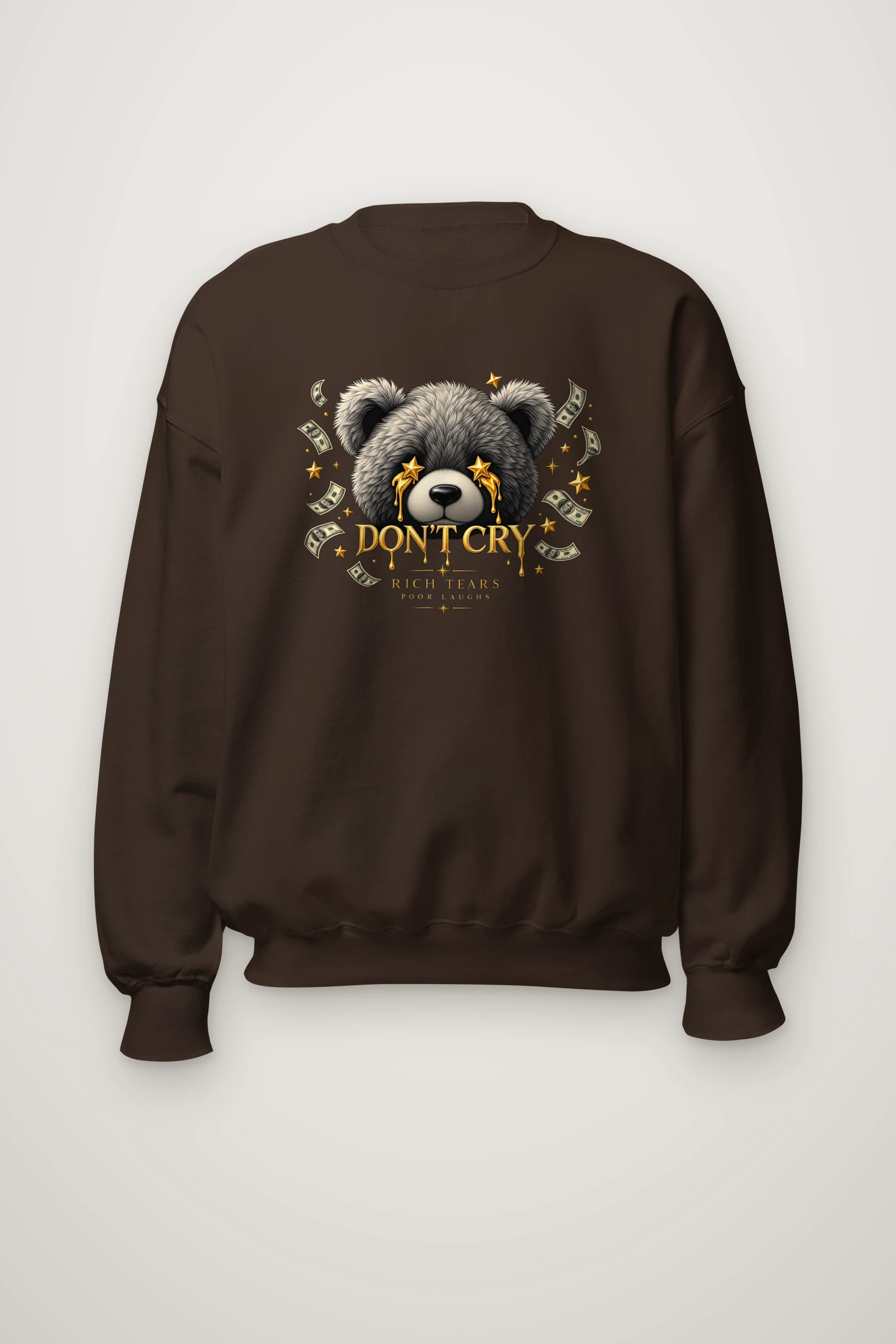 "Rich Tears" Heavy Blend Unisex Crewneck Sweatshirt