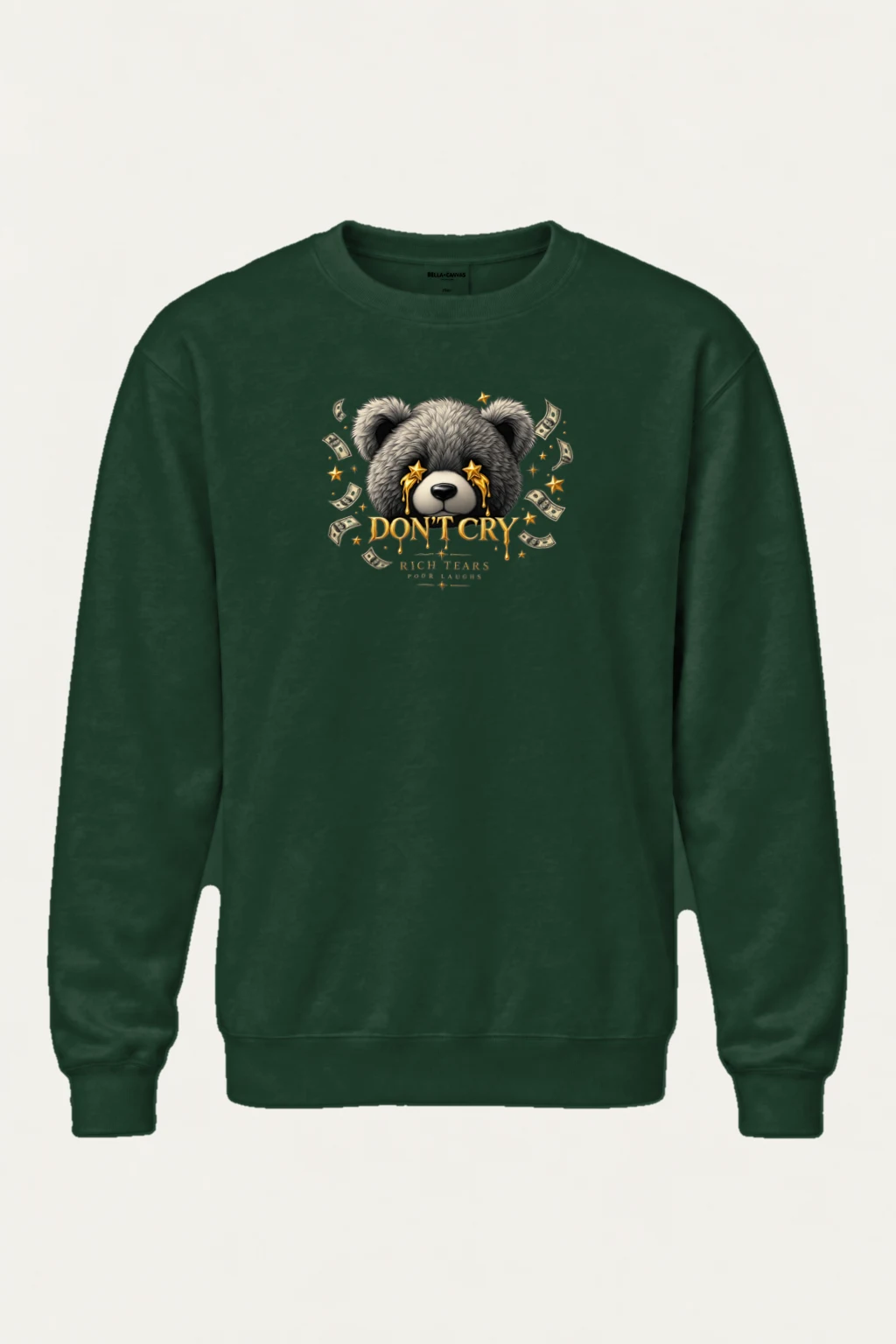 "Rich Tears" Heavy Blend Unisex Crewneck Sweatshirt | Gildan 18000