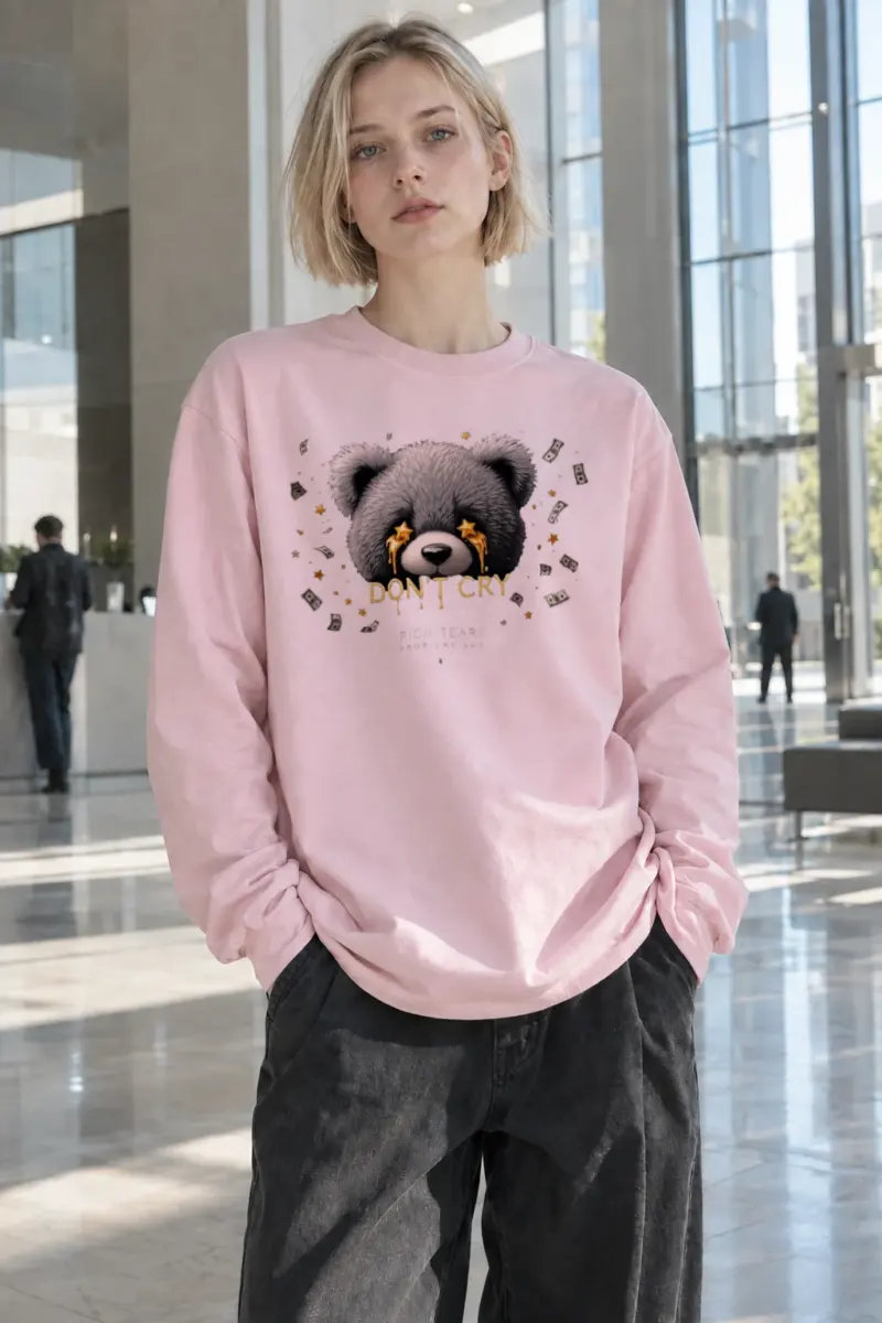 “Rich Tears Poor Laughs” Unisex Longsleeve T-shirt | Gildan 2400