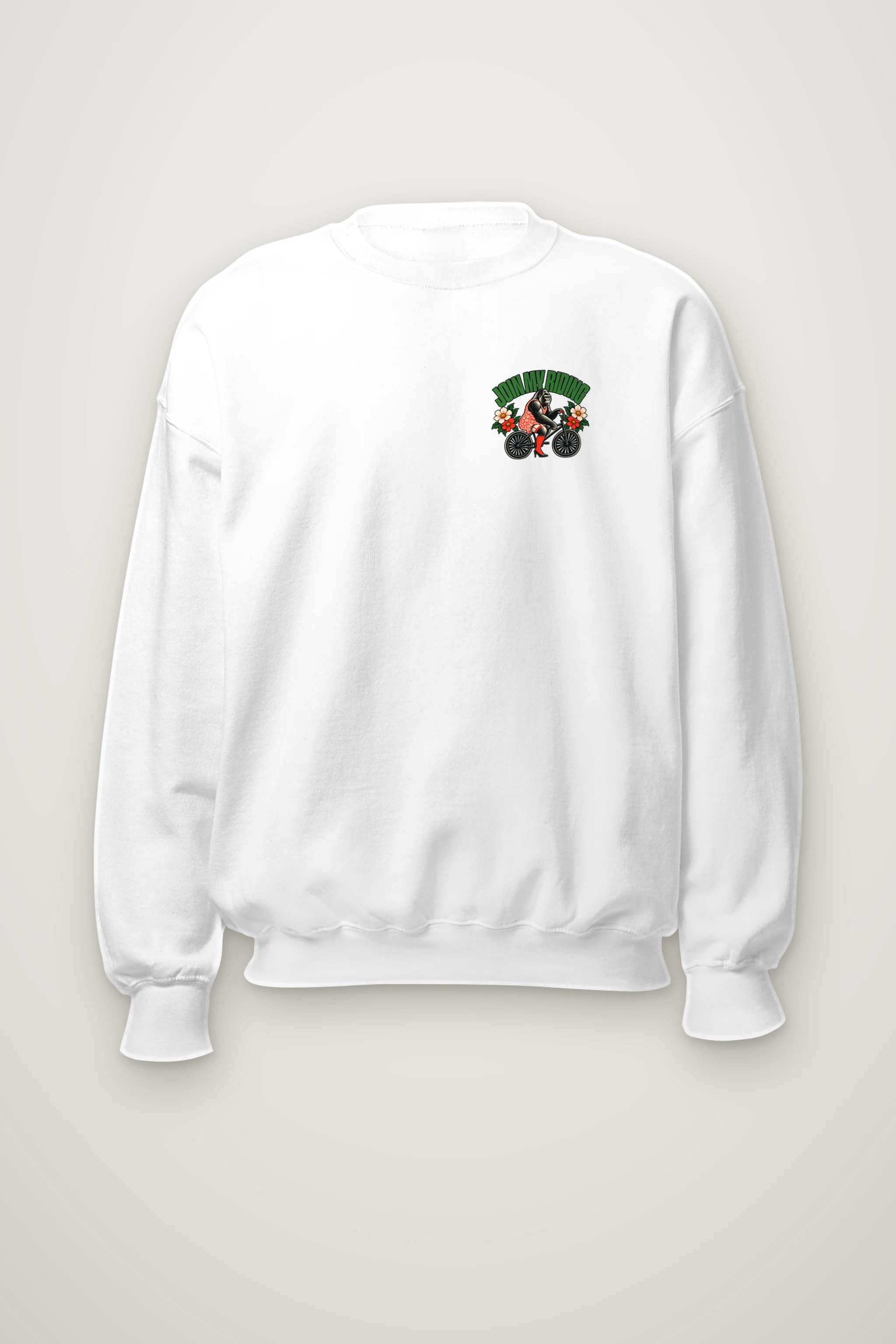 "Ride Farther Today" Heavy Blend Unisex Crewneck Sweatshirt