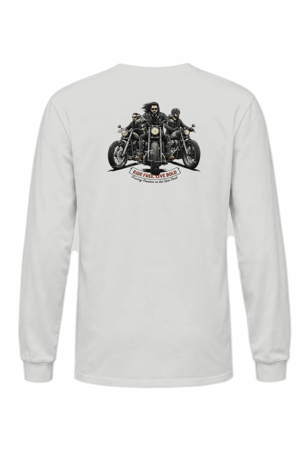 "Ride Free Live Bold" Unisex Longsleeve T-shirt | Gildan 2400