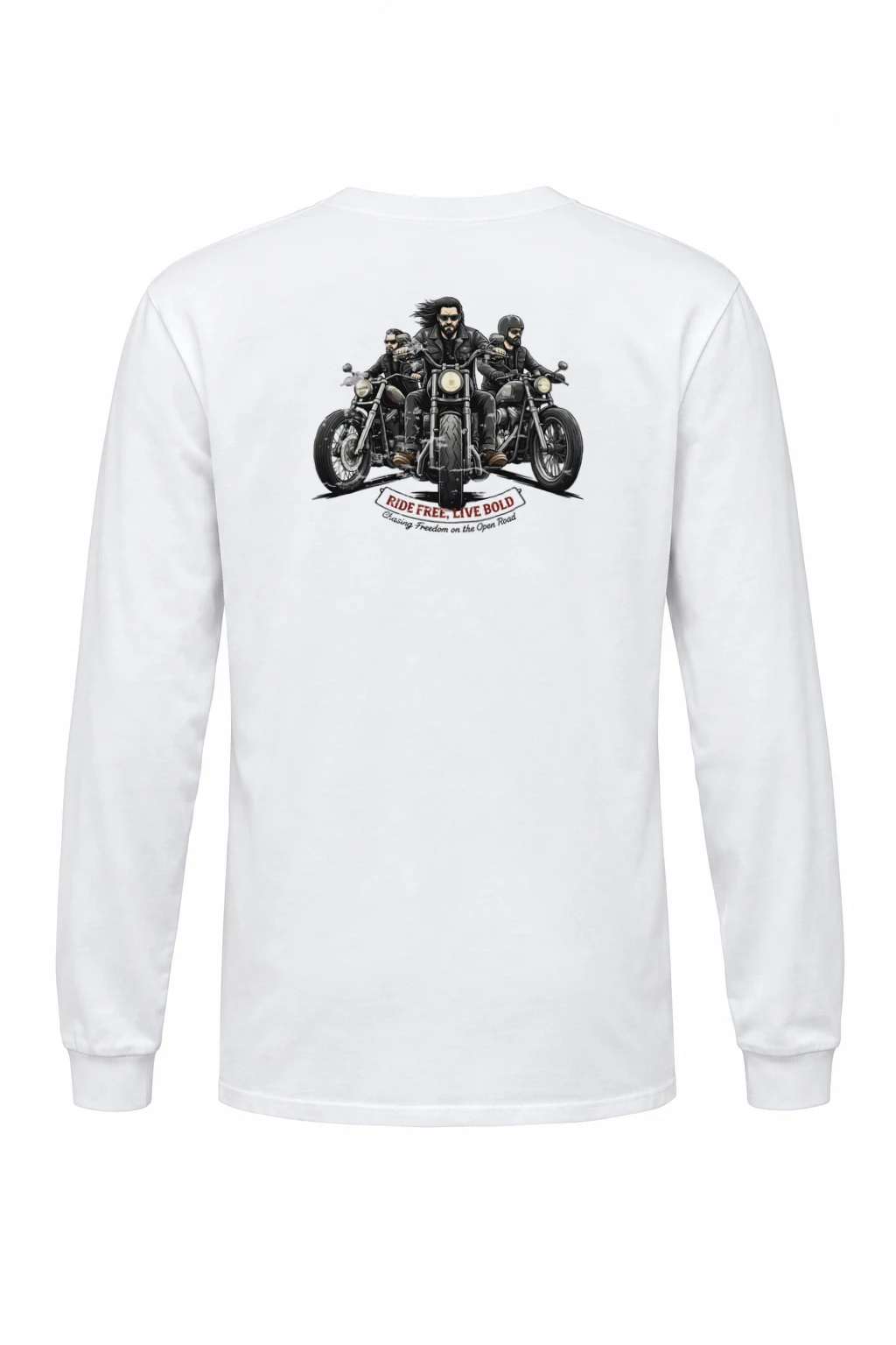 "Ride Free Live Bold" Unisex Longsleeve T-shirt | Gildan 2400
