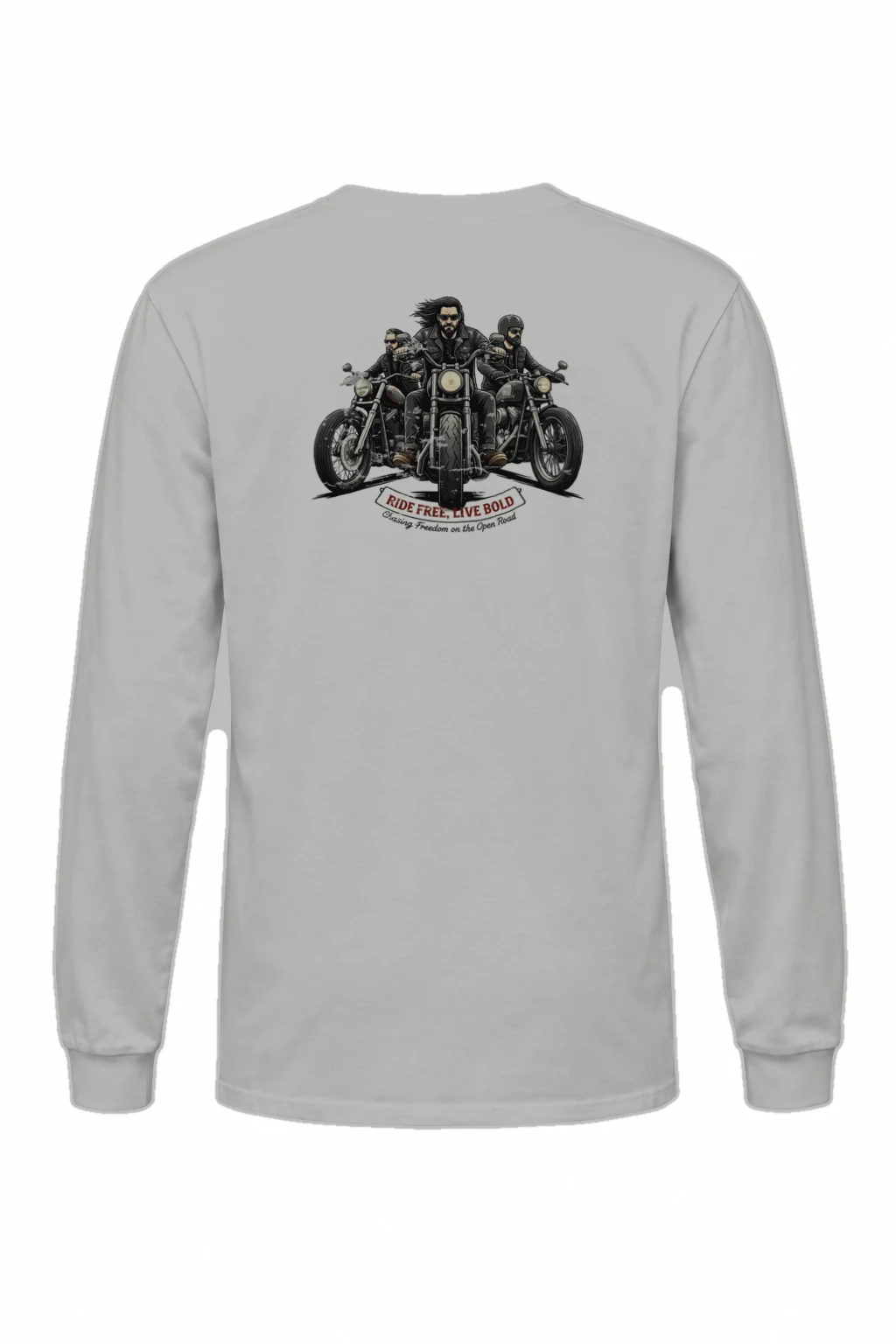 "Ride Free Live Bold" Unisex Longsleeve T-shirt | Gildan 2400