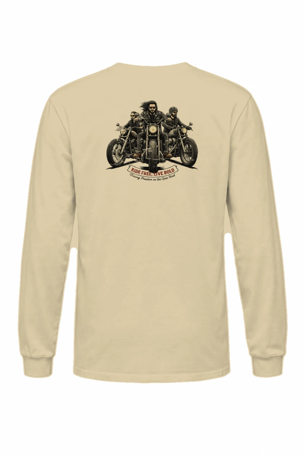 "Ride Free Live Bold" Unisex Longsleeve T-shirt | Gildan 2400
