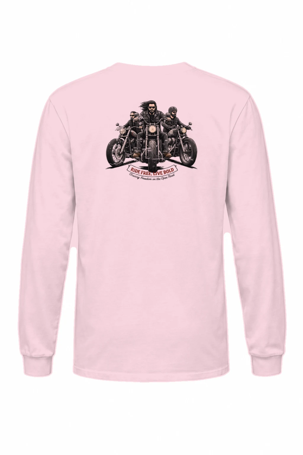 "Ride Free Live Bold" Unisex Longsleeve T-shirt | Gildan 2400