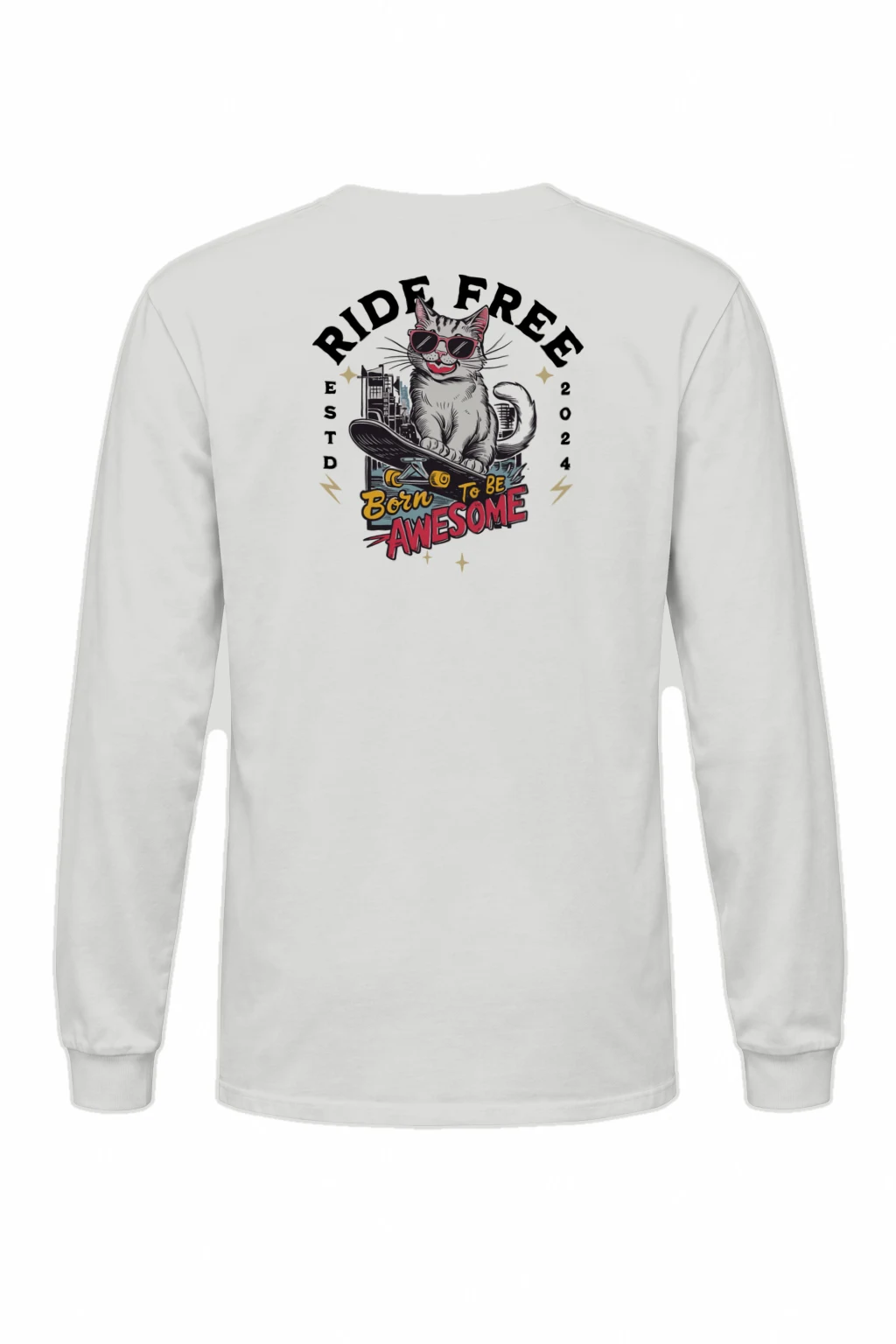 "Ride Free" Unisex Longsleeve T-shirt | Gildan 2400