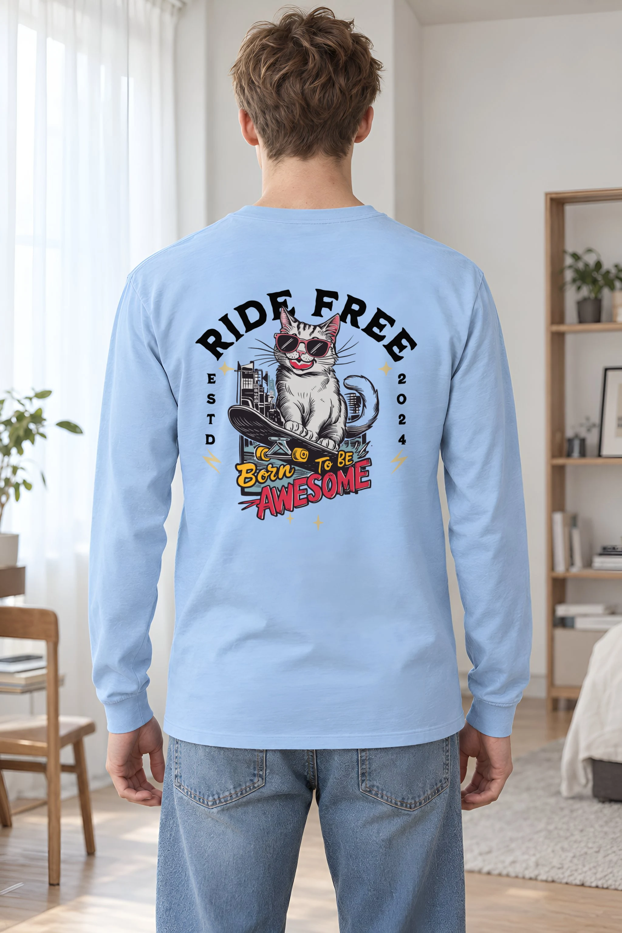 "Ride Free" Unisex Longsleeve T-shirt