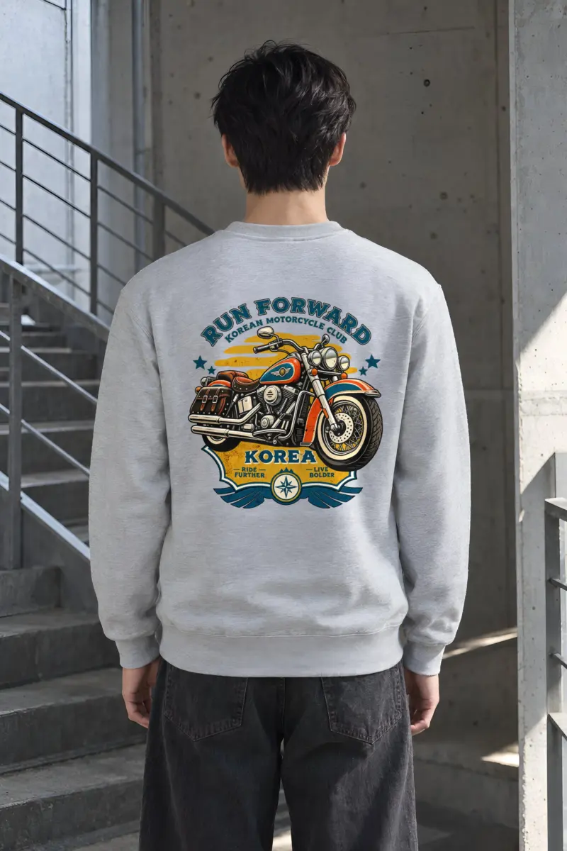 "Ride Further Live Bolder" Heavy Blend Unisex Crewneck Sweatshirt