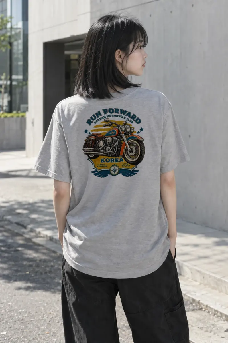 "Ride Further Live Bolder" Heavyweight Unisex Crewneck T-shirt | Gildan 5000