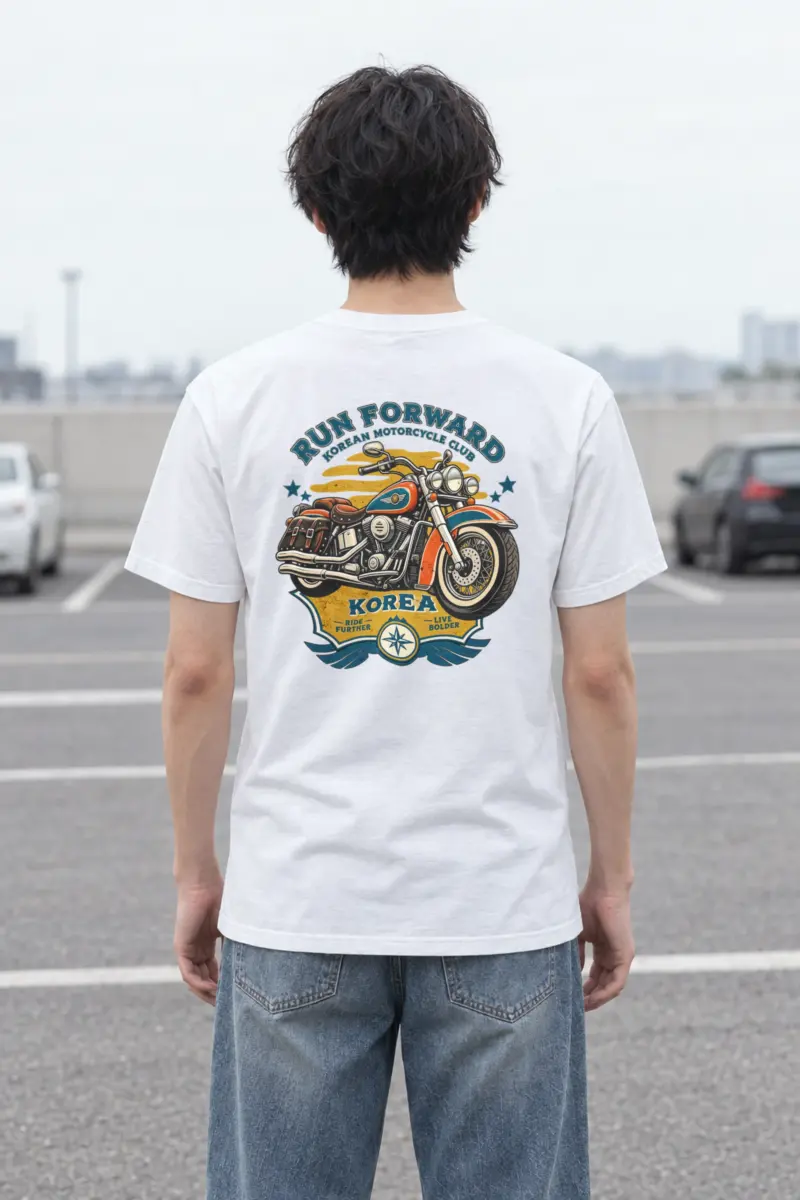 "Ride Further Live Bolder" Heavyweight Unisex Crewneck T-shirt