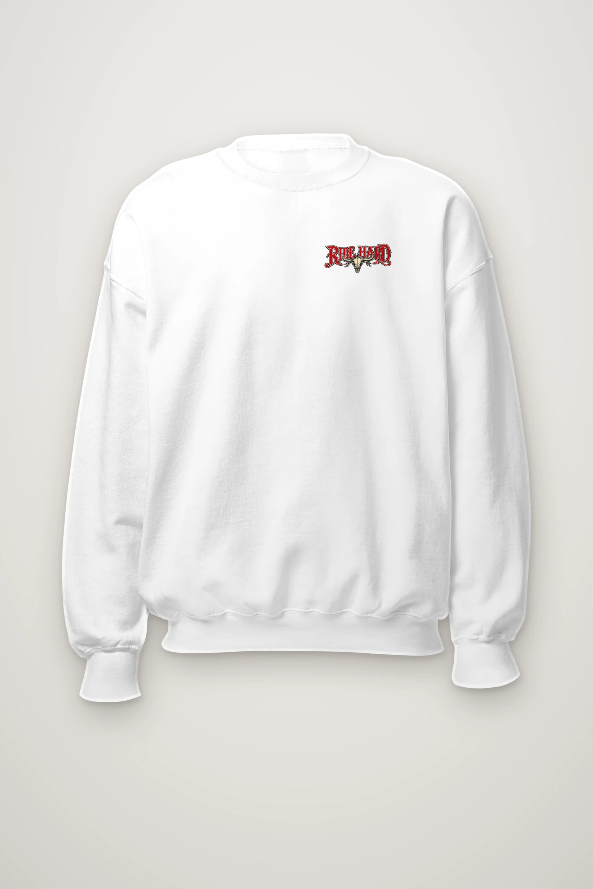 "Ride Hard Live Free" Heavy Blend Unisex Crewneck Sweatshirt