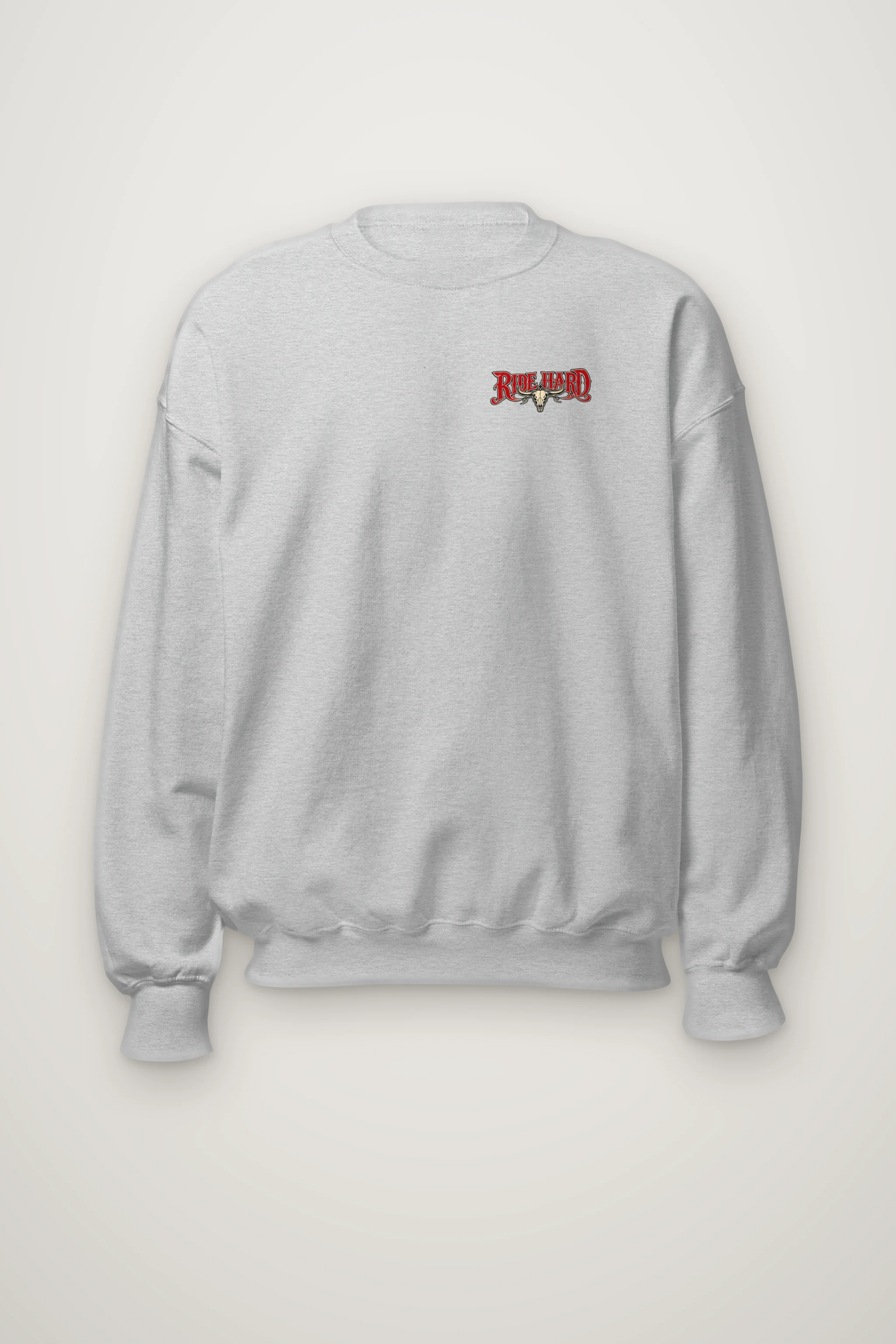 "Ride Hard Live Free" Heavy Blend Unisex Crewneck Sweatshirt