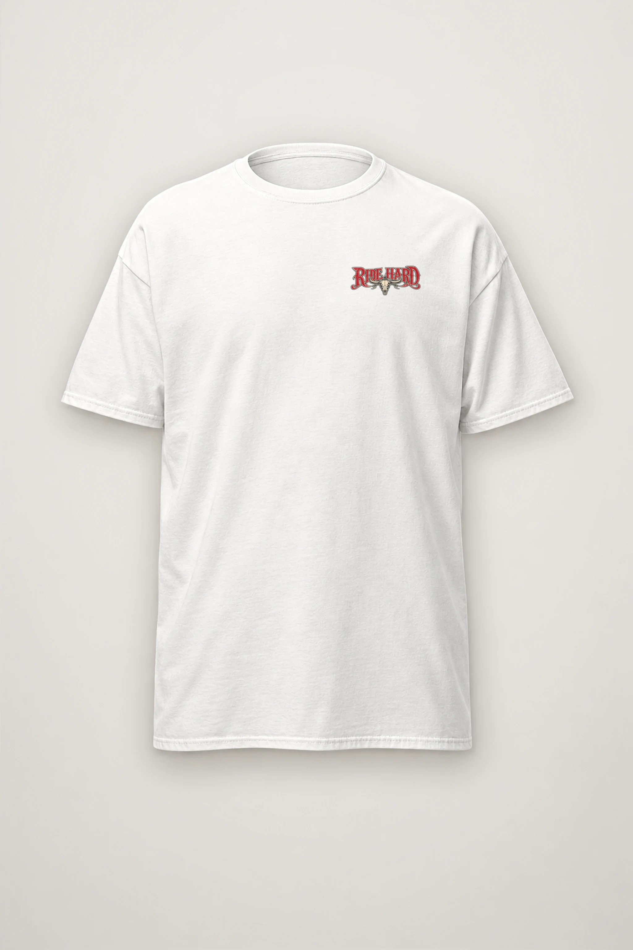 "Ride Hard Live Free" Heavyweight Unisex Crewneck T-shirt